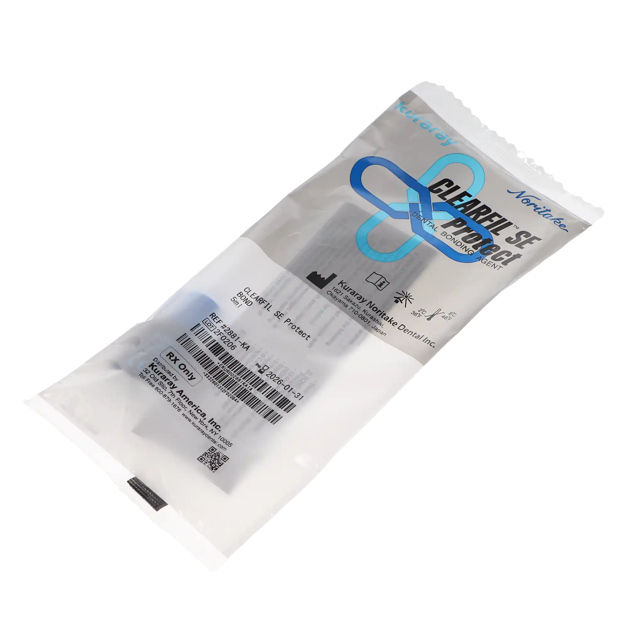 Clearfil SE Protect Bond Refill, Self-Etch Light-Cure Bonding Agent, 5 mL Bottle, 2881KA thumbnail 6