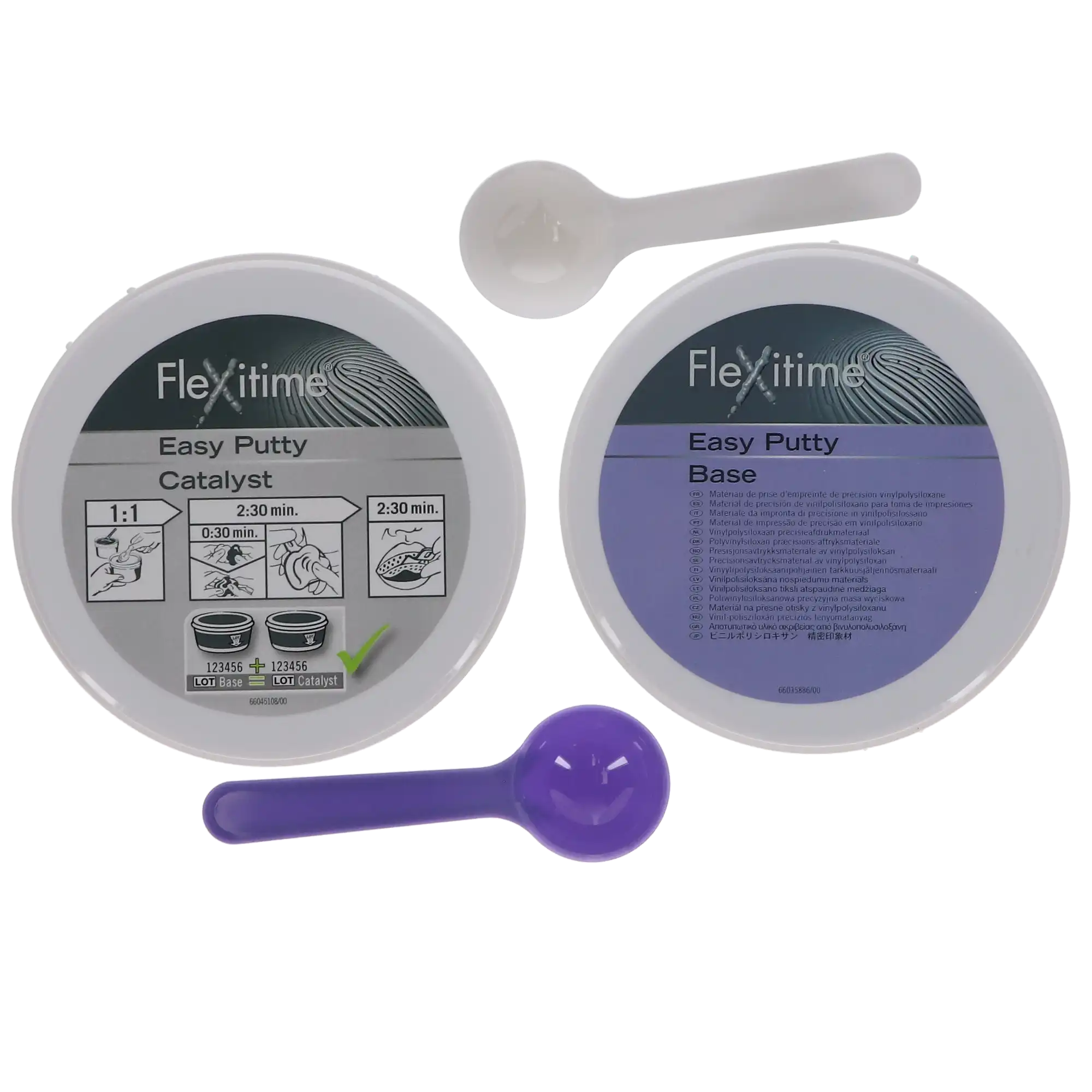 Flexitime VPS Impression Material, Easy Putty Refill, 600 ml (2 x 300 ml), 1/Pk, 50034802 thumbnail 3