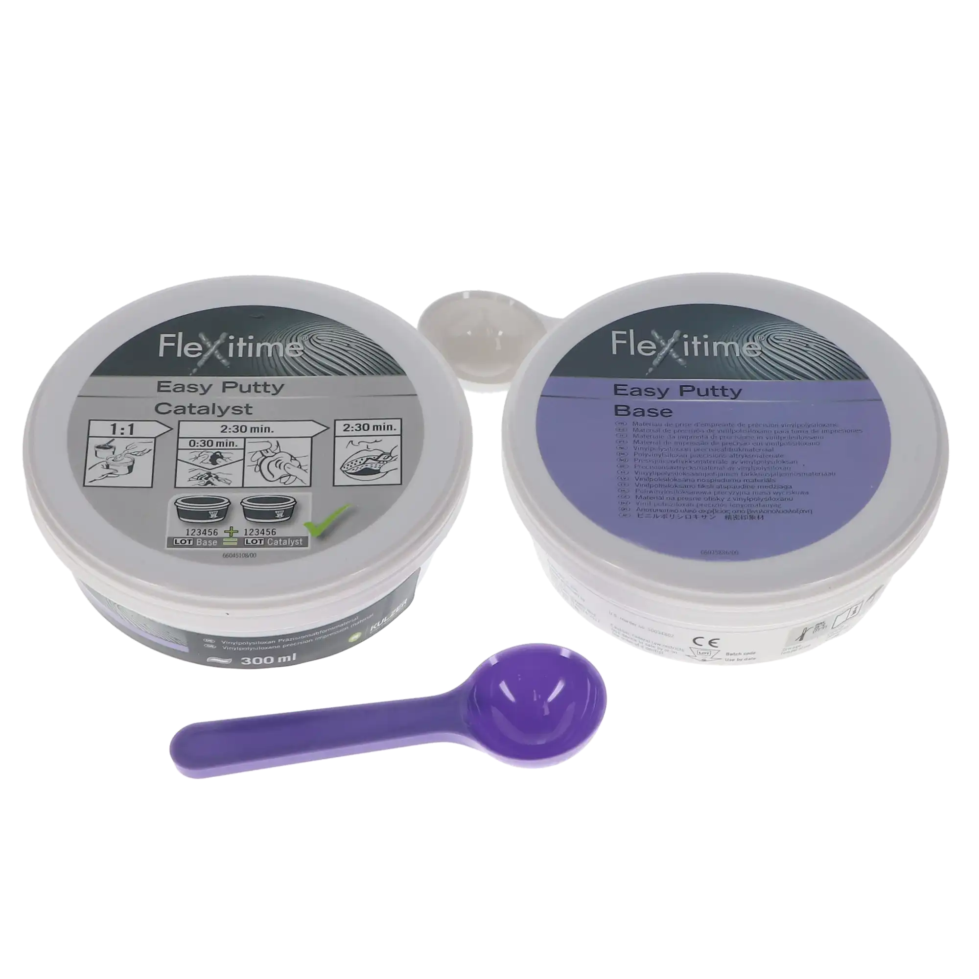 Flexitime VPS Impression Material, Easy Putty Refill, 600 ml (2 x 300 ml), 1/Pk, 50034802 thumbnail 6