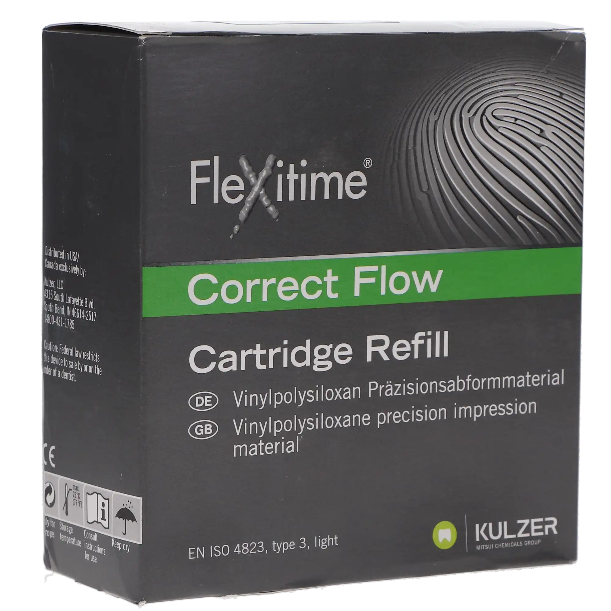 Flexitime VPS Precision Impression Material, Cartridge Refill Pack, Correct Flow, 50 ml, 2/Pk, 50034806 thumbnail 4