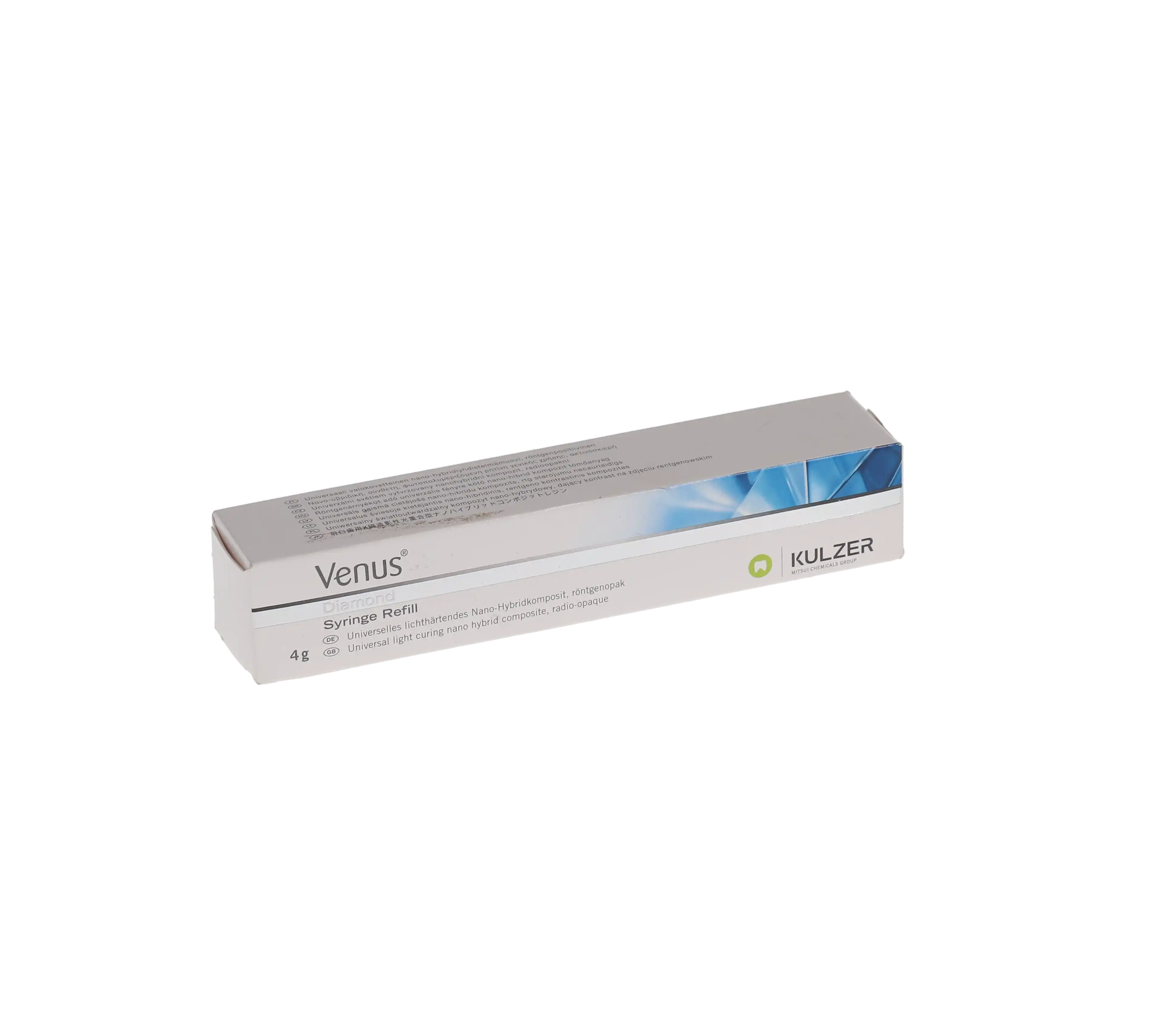 Venus Diamond Nanohybrid Universal Composite, Light-Cure, Syringe Refill, 4 g, Shade A4, 1/Pk, 66035476 thumbnail 13