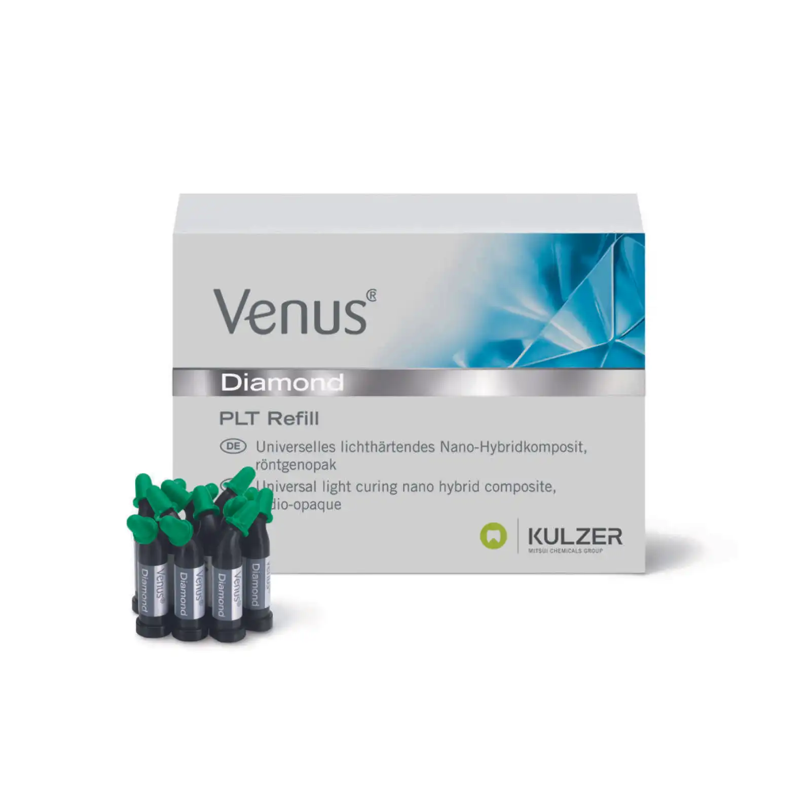 Venus Diamond Nanohybrid Universal Composite, PLT Refill, Shade A4, 0.25 g, 10/Pk, 66039013 thumbnail 8