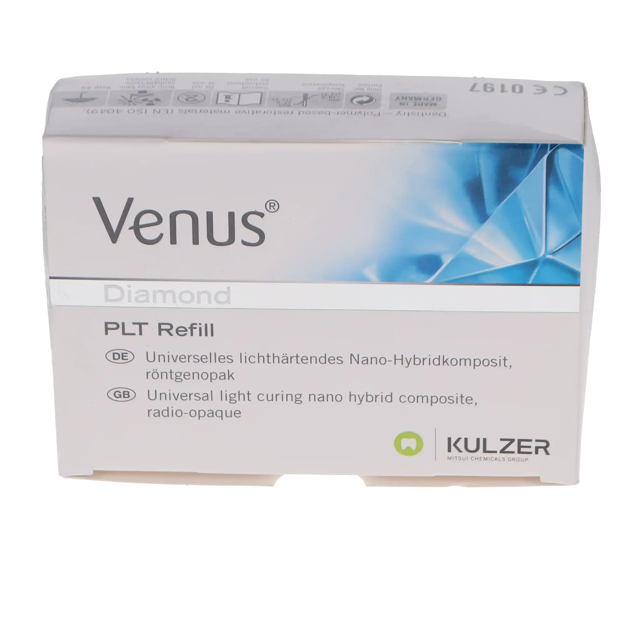 Venus Diamond Nanohybrid Universal Composite, PLT Refill, Shade C2, 0.25 g, 20/Pk, 66039018 thumbnail 11