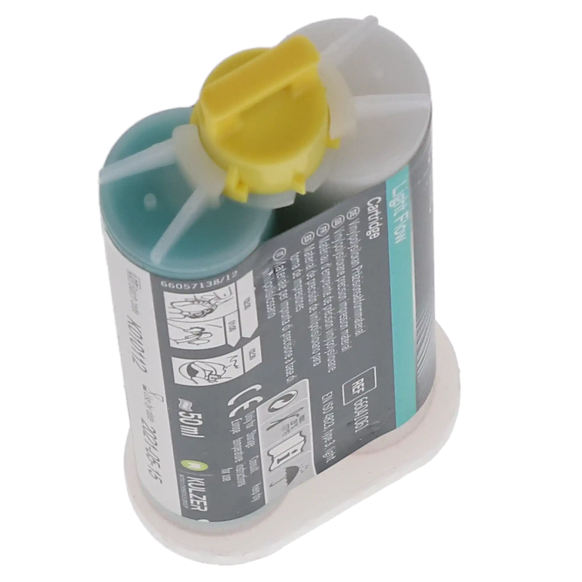 Flexitime VPS Precision Impression Material, Cartridge Bulk Pack, Light Flow, 50 ml, 1/Pk, 66041061 thumbnail 2