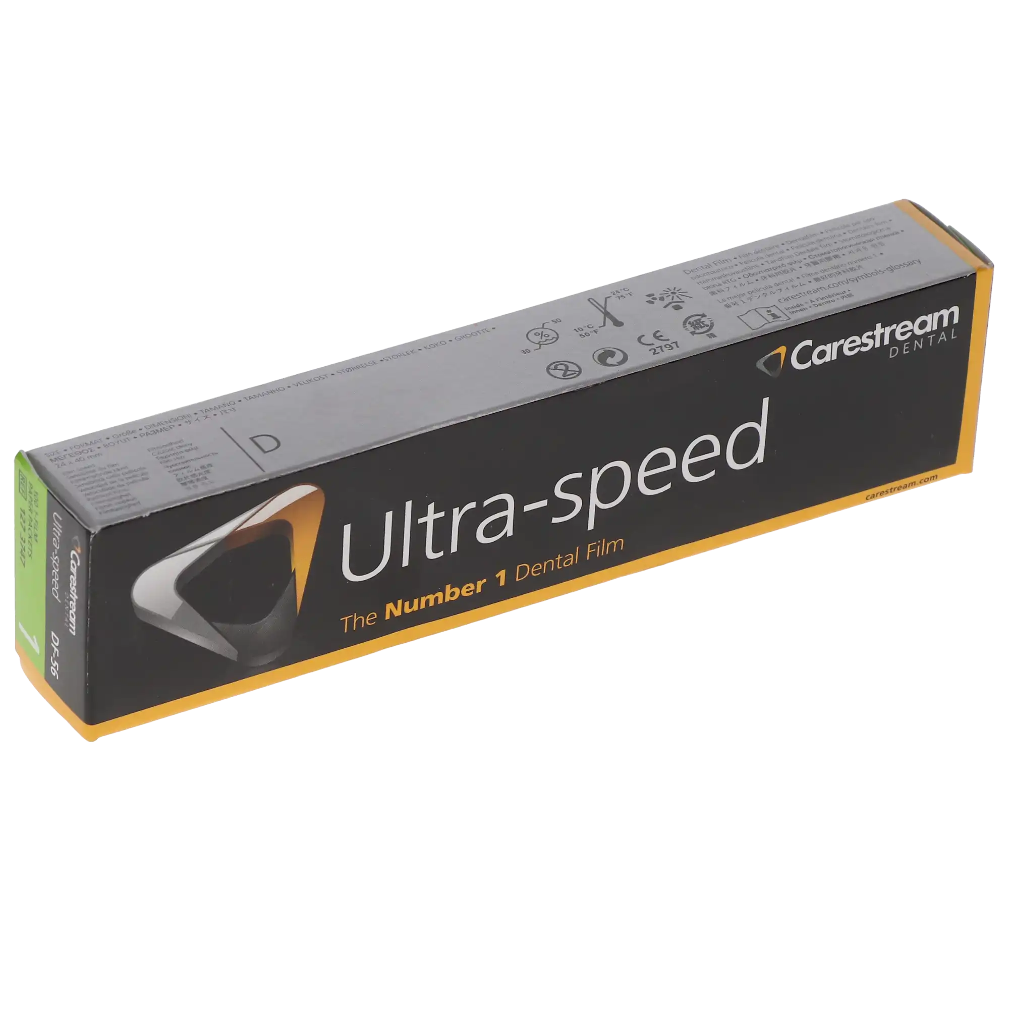 Carestream Ultra-Speed DF-56 Intraoral X-Ray Film, Size 1, Single Film Paper Packets, 100/Box, 1273747 thumbnail 8