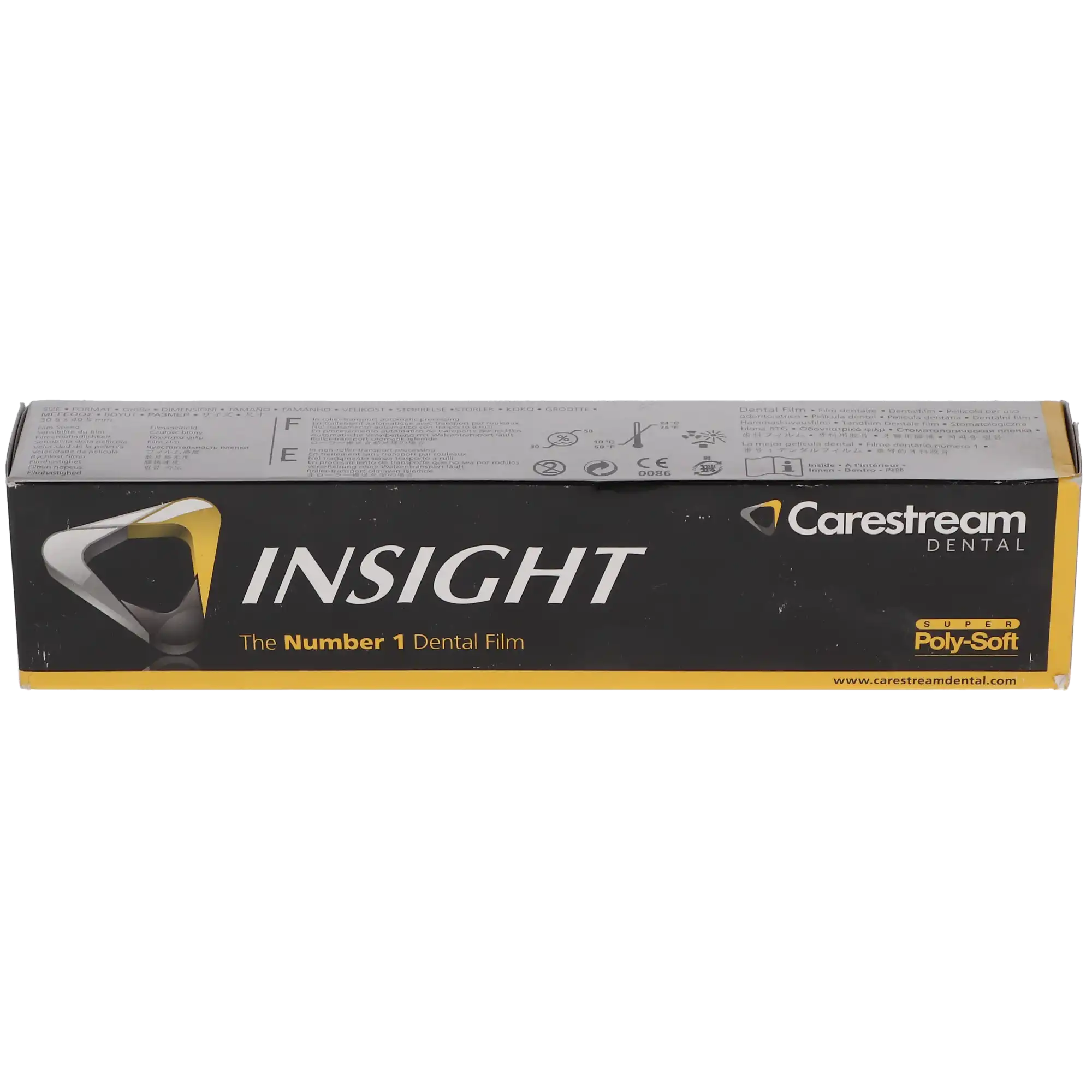 Carestream Health INSIGHT Dental X-Ray Film IP-22, Size 2, Double Film, Super Poly-Soft Packets, 130/Box, 1798628 thumbnail 8
