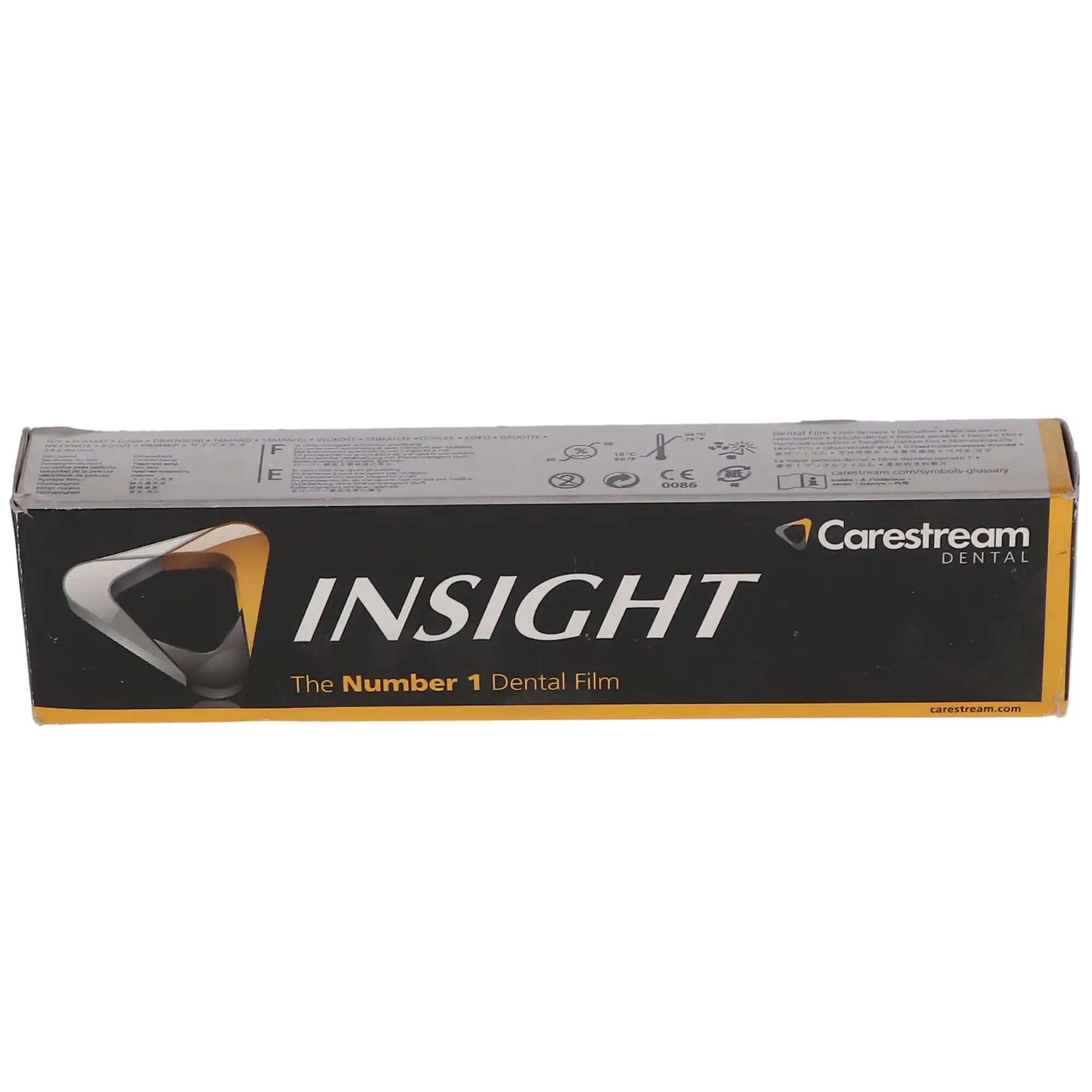 Carestream Insight IP-12 Intraoral Dental X-Ray Film, Size 1, Double Film, Paper Packets, F-Speed, 100/Box, 8055402 thumbnail 8