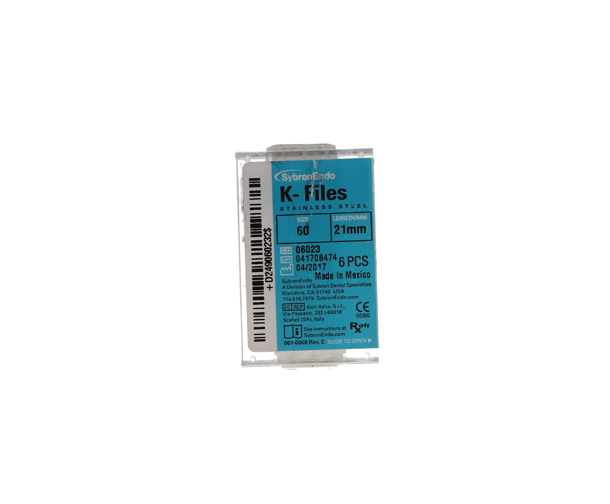 SybronEndo K-Files Stainless Steel, 21mm, #60, Blue, 6/Bx, 06023 thumbnail 6