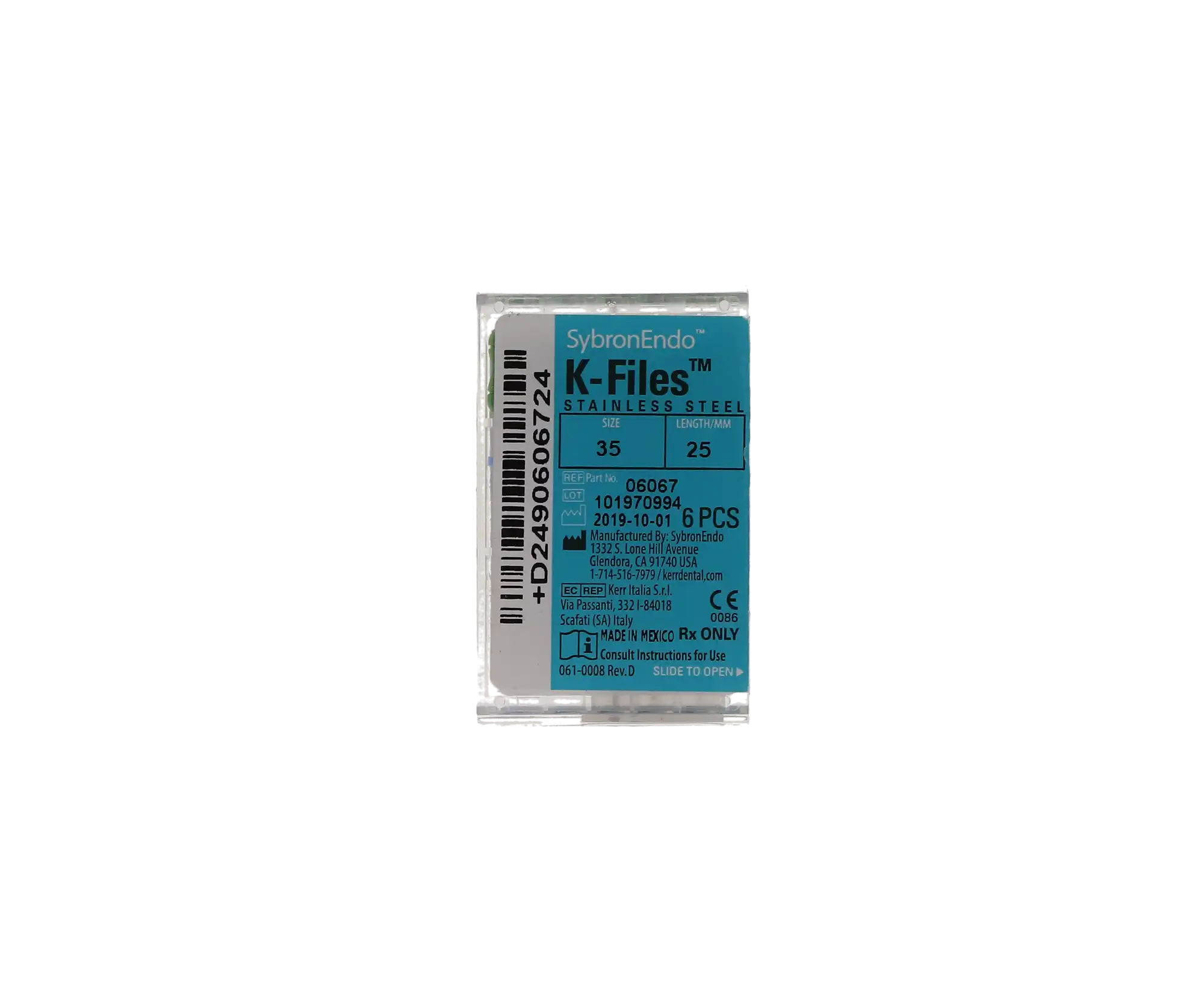 SybronEndo K-Files Stainless Steel 25mm #35 (Green), 6/Box, 06067 thumbnail 10