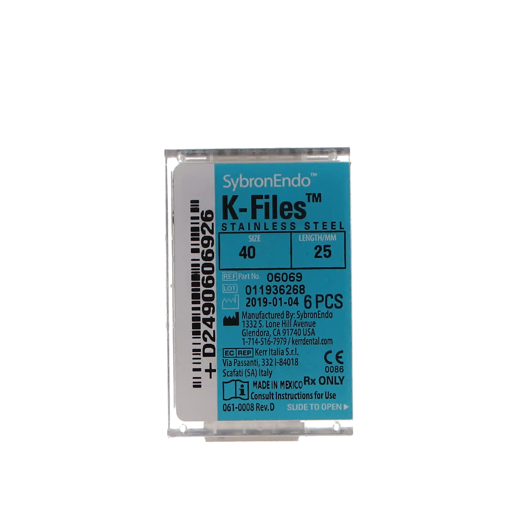 SybronEndo K-Files Stainless Steel 25mm #40 (Black, 6/Bx, 06069) thumbnail 10