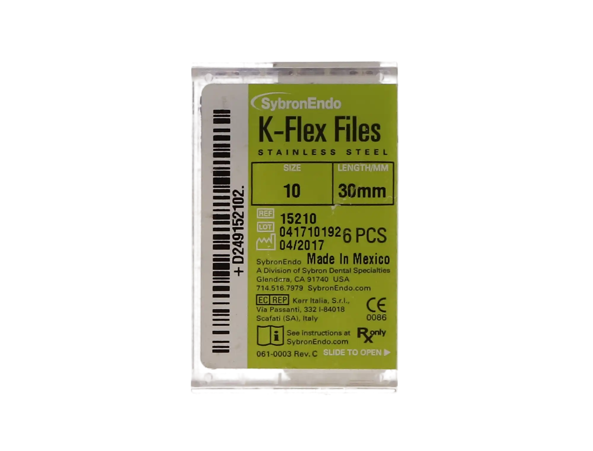 Kerr K-Flex Endodontic Files, #10, 30mm, Purple, Stainless Steel, 6/Pack, 15210 thumbnail 11