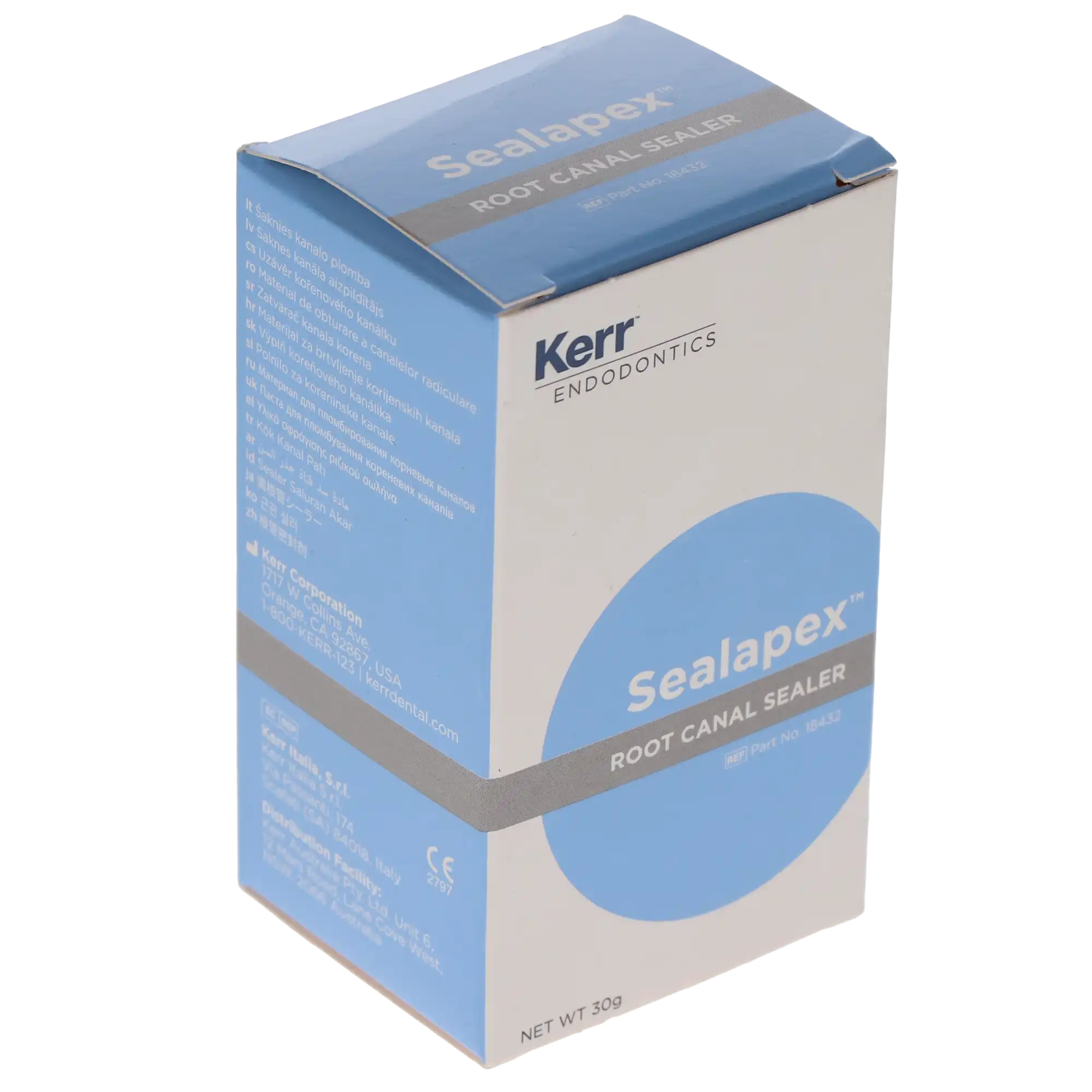 Kerr Sealapex Root Canal Sealer Standard Pack, Non-Eugenol Calcium Hydroxide, 12 g Base + 12 g Catalyst + Mixing Pad, 1 Kit, #18432 thumbnail 12