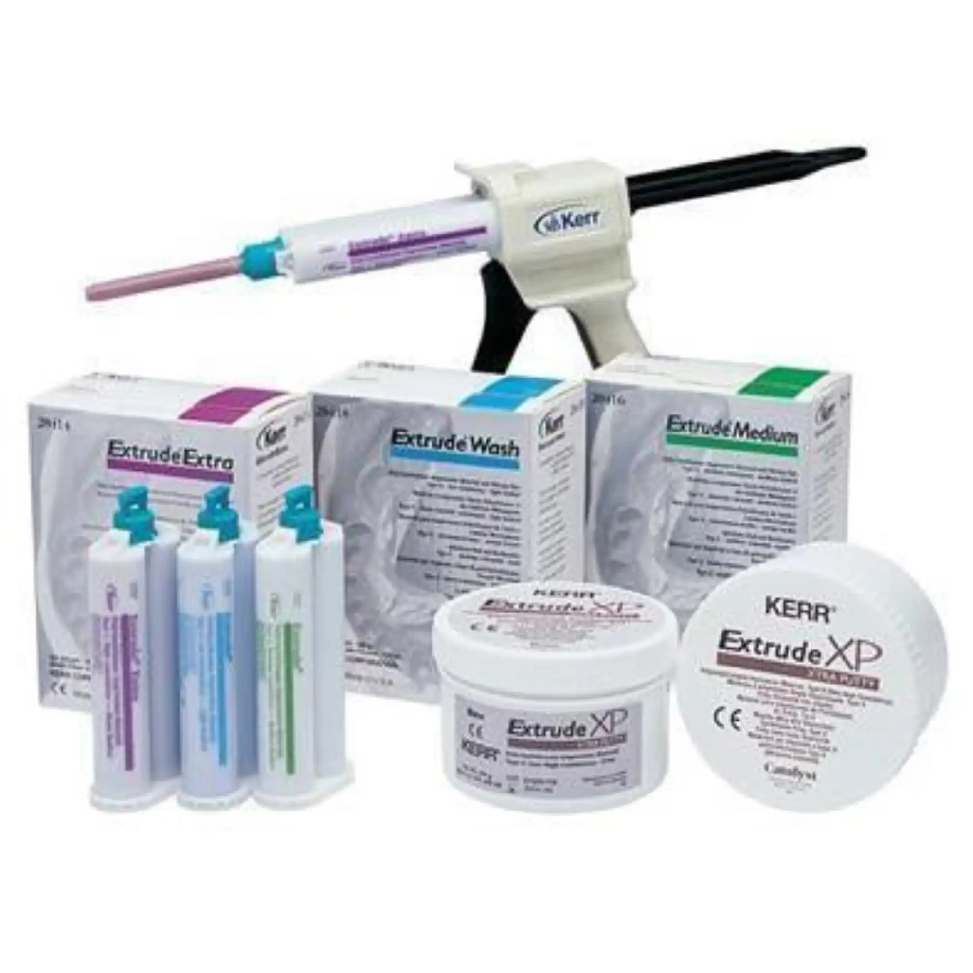 Kerr Extrude Extra (Heavy Body) VPS Impression Material, Mauve, 50 ml Cartridges, 24-Cartridge Value Pack, #29034 thumbnail 2