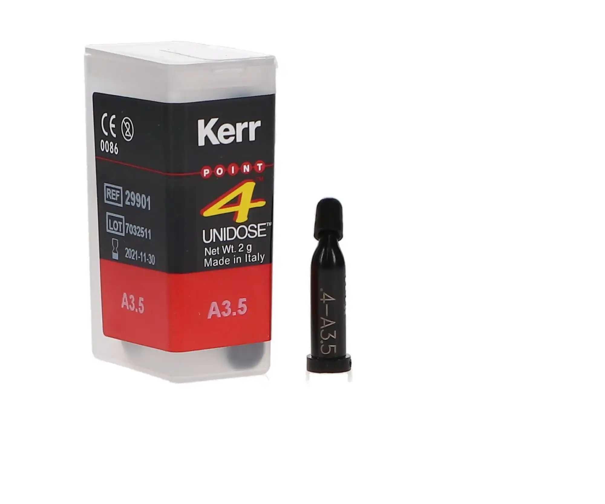 Kerr Point 4 Optimized Particle Composite Unidose Refill, A3.5 Body, Light-Cure, 0.2 g, 20/Pk, 29901 thumbnail 6