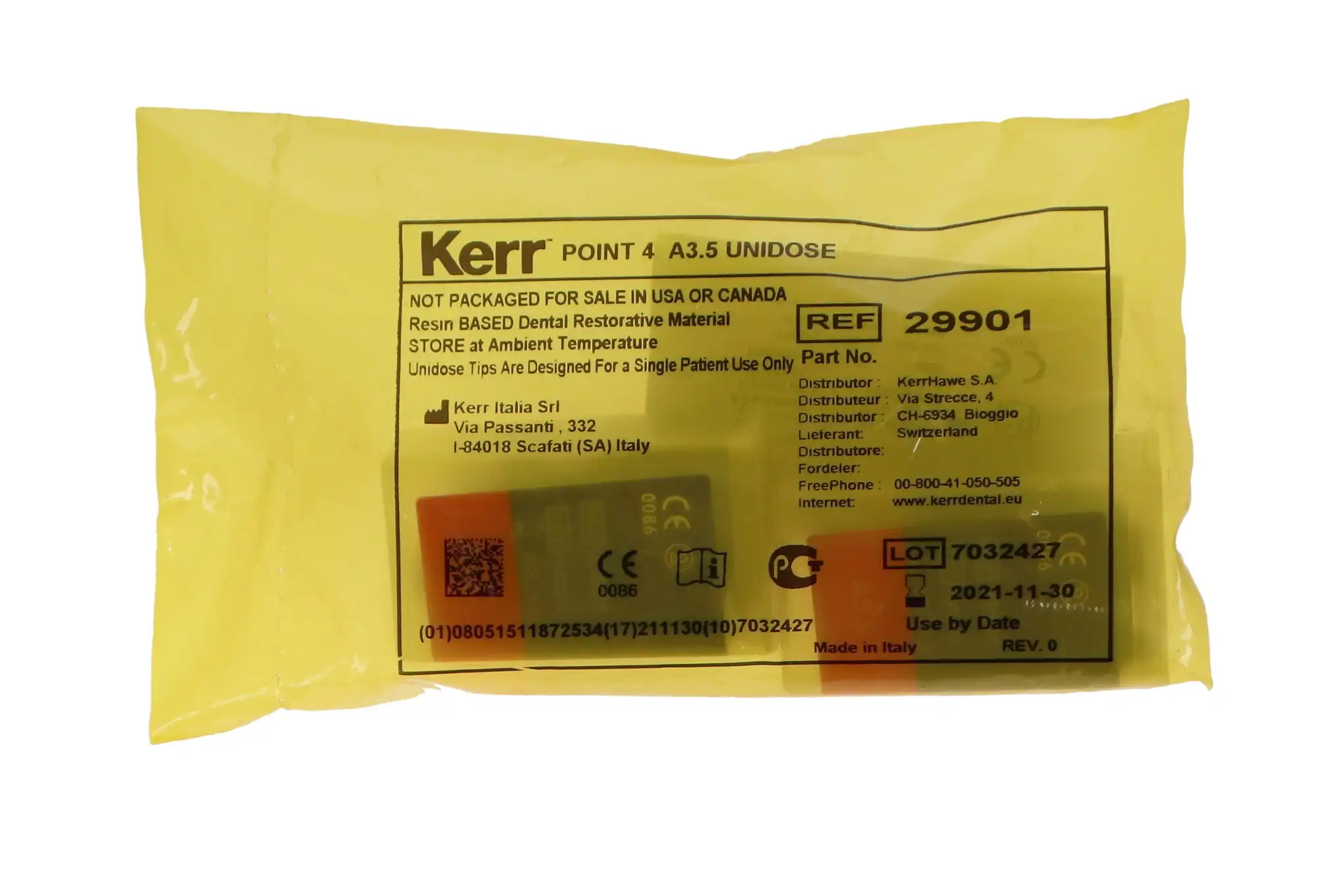Kerr Point 4 Optimized Particle Composite Unidose Refill, A3.5 Body, Light-Cure, 0.2 g, 20/Pk, 29901 thumbnail 8
