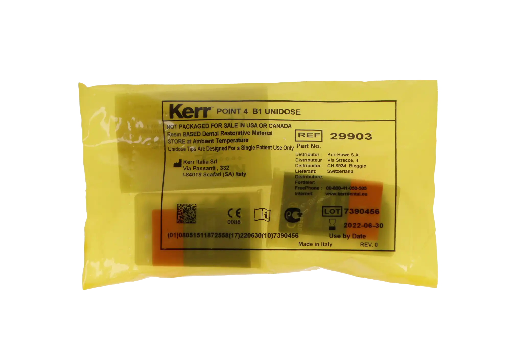 Kerr Point 4 Optimized Particle Composite Unidose Refill, B1 Body, Light-Cure, 0.2 g, 20/Pk, #29903 thumbnail 6