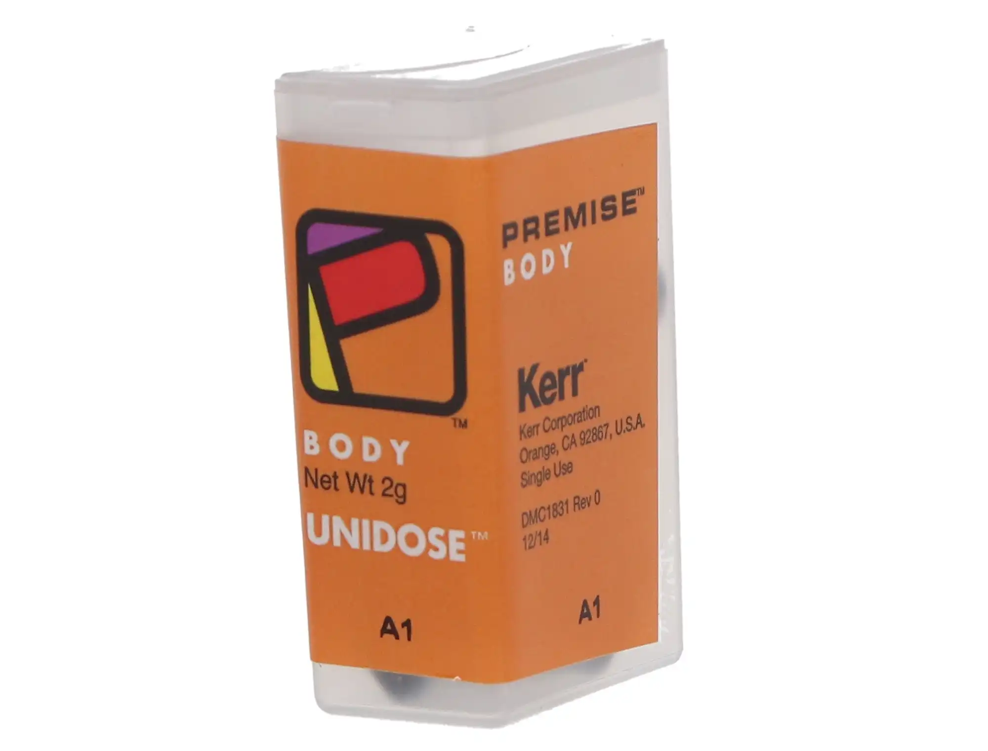 Kerr Premise Universal Nanofilled Composite, Body Shade A1, Unidose Refill, 0.2 g per Tip, 20 Tips/Box, #32650 thumbnail 4