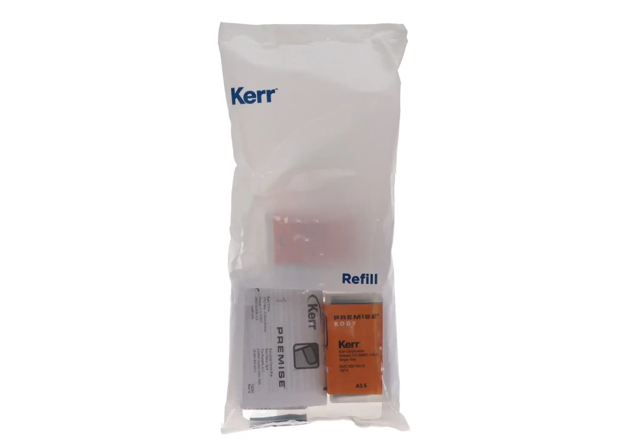 Premise Universal Nanofilled Composite, Body Shade A3.5, Unidose Refill, 0.2 g per Dose, 20/Pk, Kerr #32653 thumbnail 10