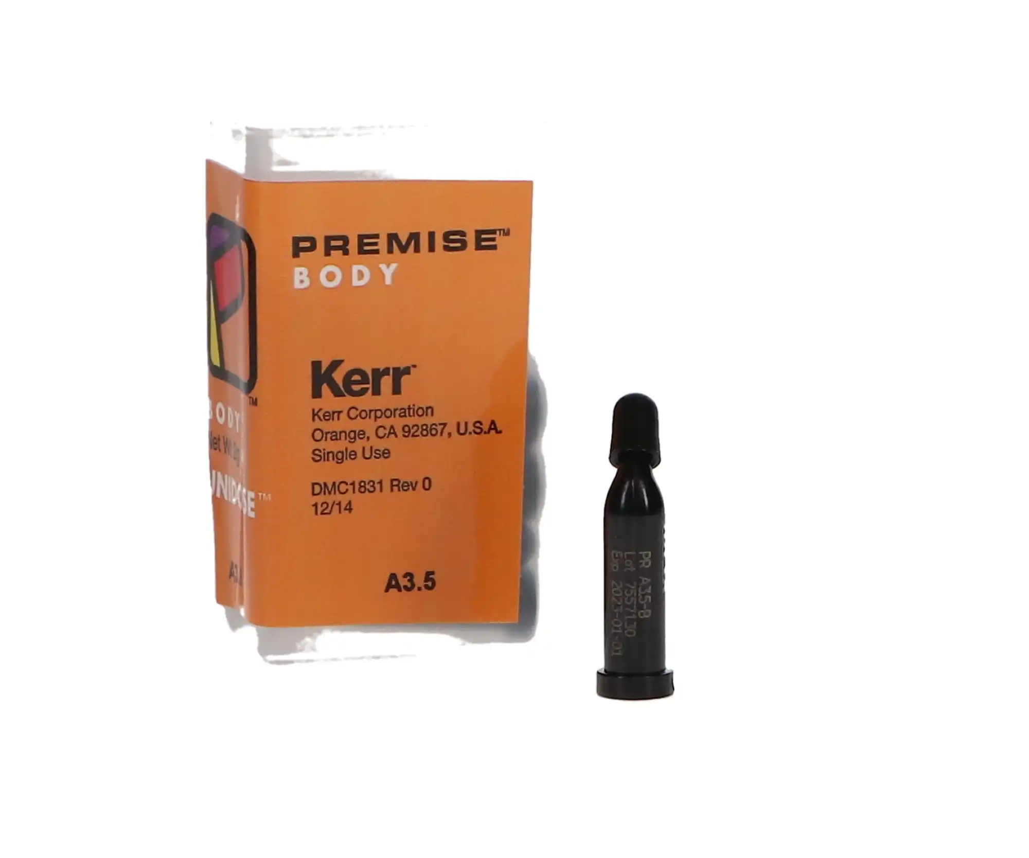 Premise Universal Nanofilled Composite, Body Shade A3.5, Unidose Refill, 0.2 g per Dose, 20/Pk, Kerr #32653 thumbnail 11