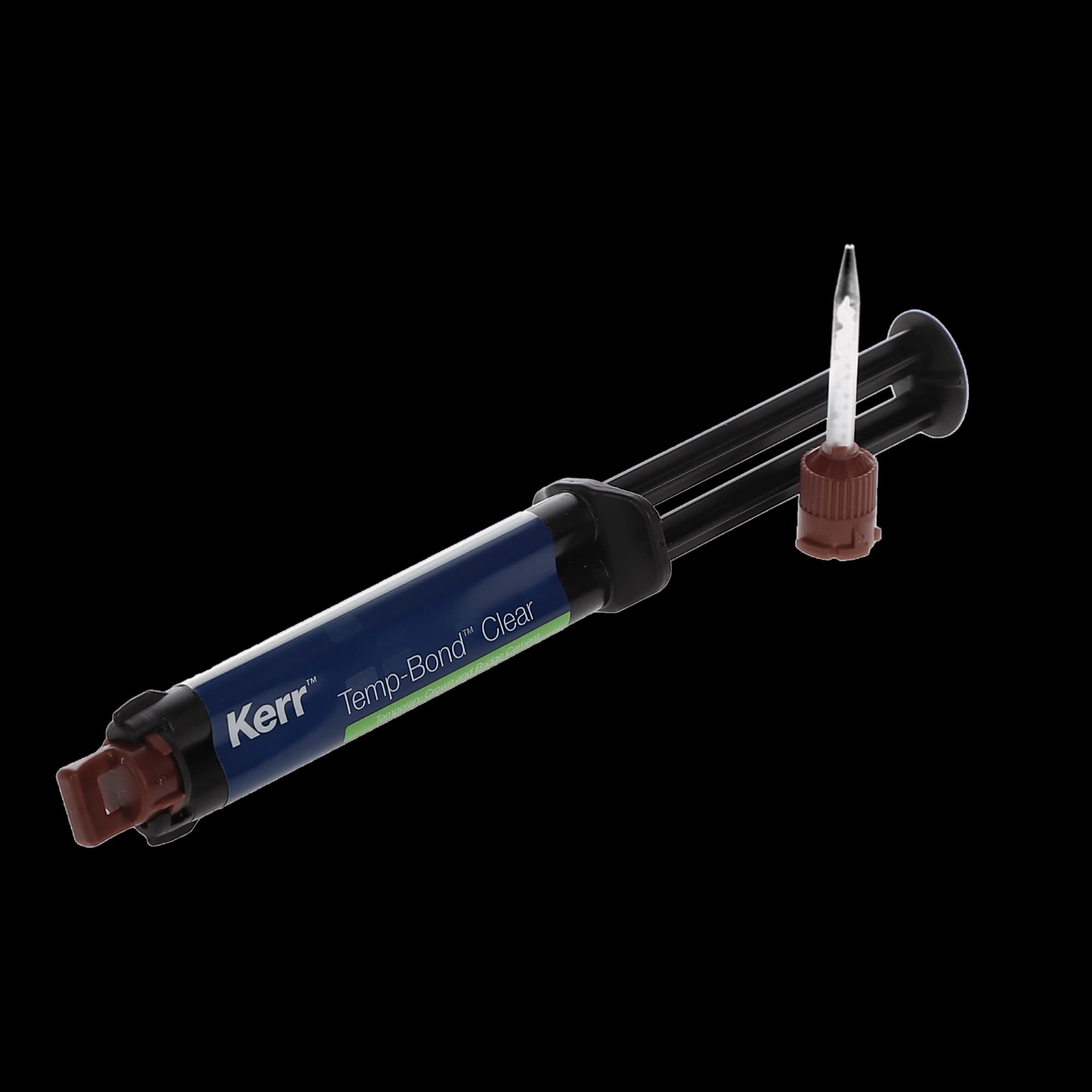 Kerr Temp-Bond Clear with Triclosan Temporary Cement, Automix Syringe, 6 g, Clear, 1 Syringe + 10 Mixing Tips, #33351 thumbnail 10