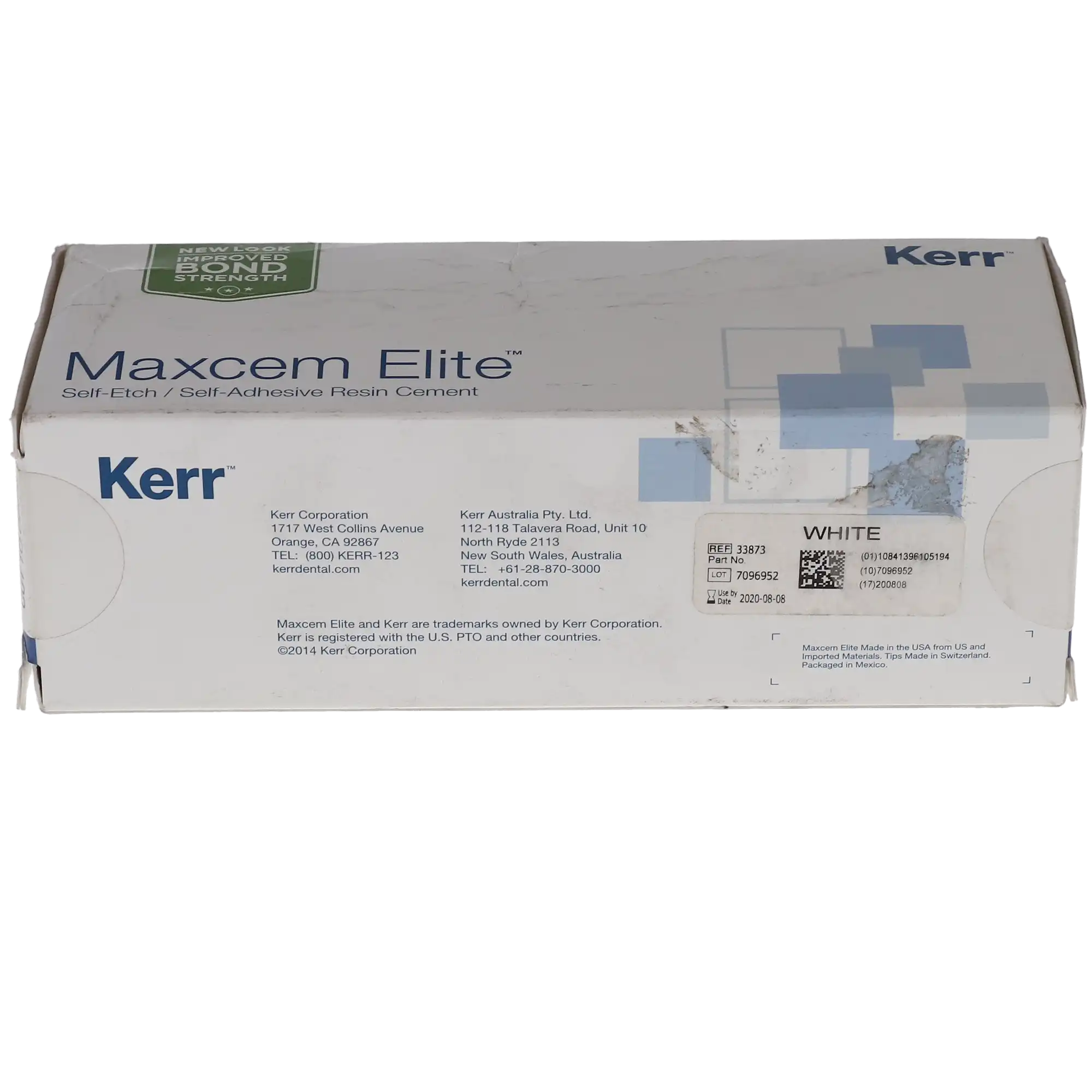 Maxcem Elite Self-Etch/Self-Adhesive Resin Cement, Individual Shade Refill, White, 2 x 5 g Dual Syringes, 33873 thumbnail 17