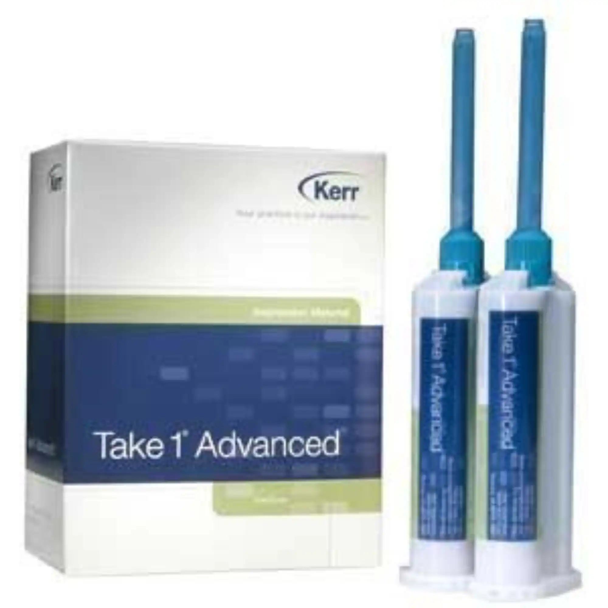 Take 1 Advanced VPS Impression Material, Cartridge Refill, Medium/Monophase Body, Fast Set, Light Blue, 2 x 50 ml Cartridges with 6 Mixing Tips, 33959 thumbnail 7