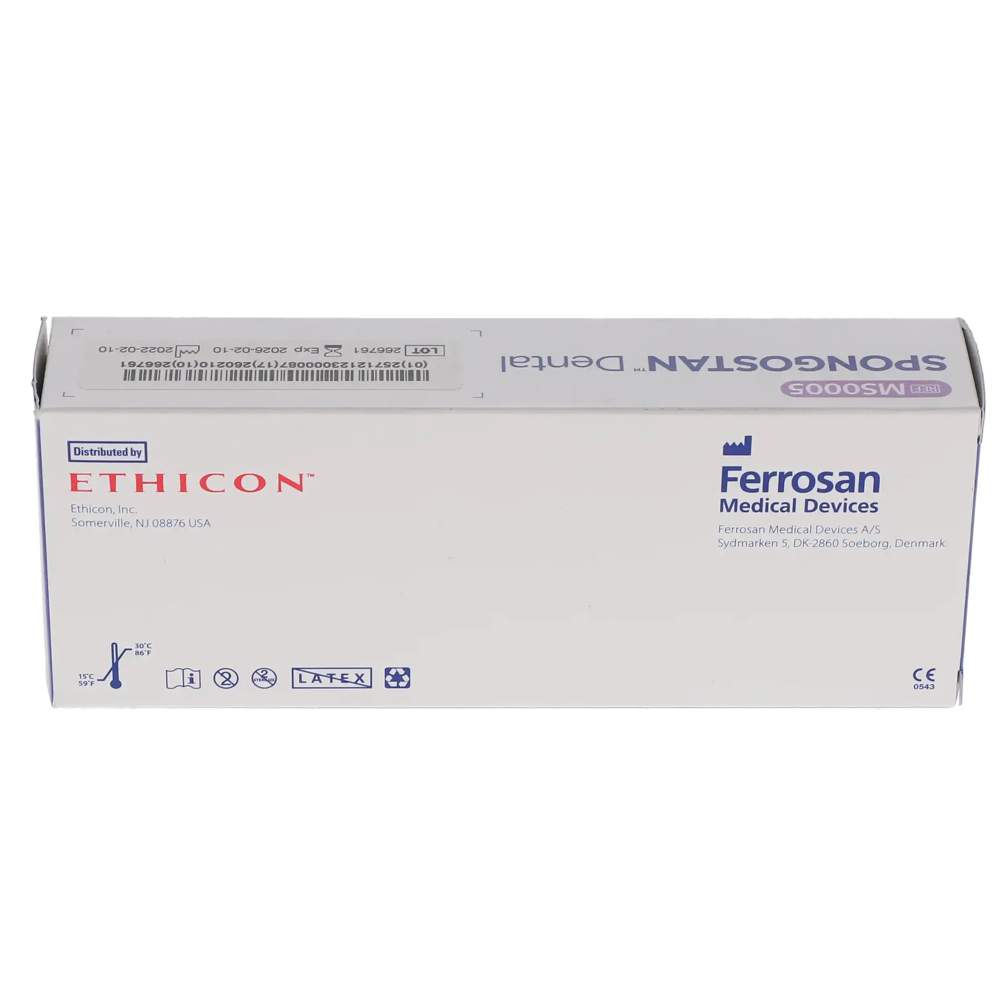 Spongostan Absorbable Hemostatic Gelatin Sponge, 1cm x 1cm x 1cm, Sterile, White, 24/Box, MS0005 thumbnail 4
