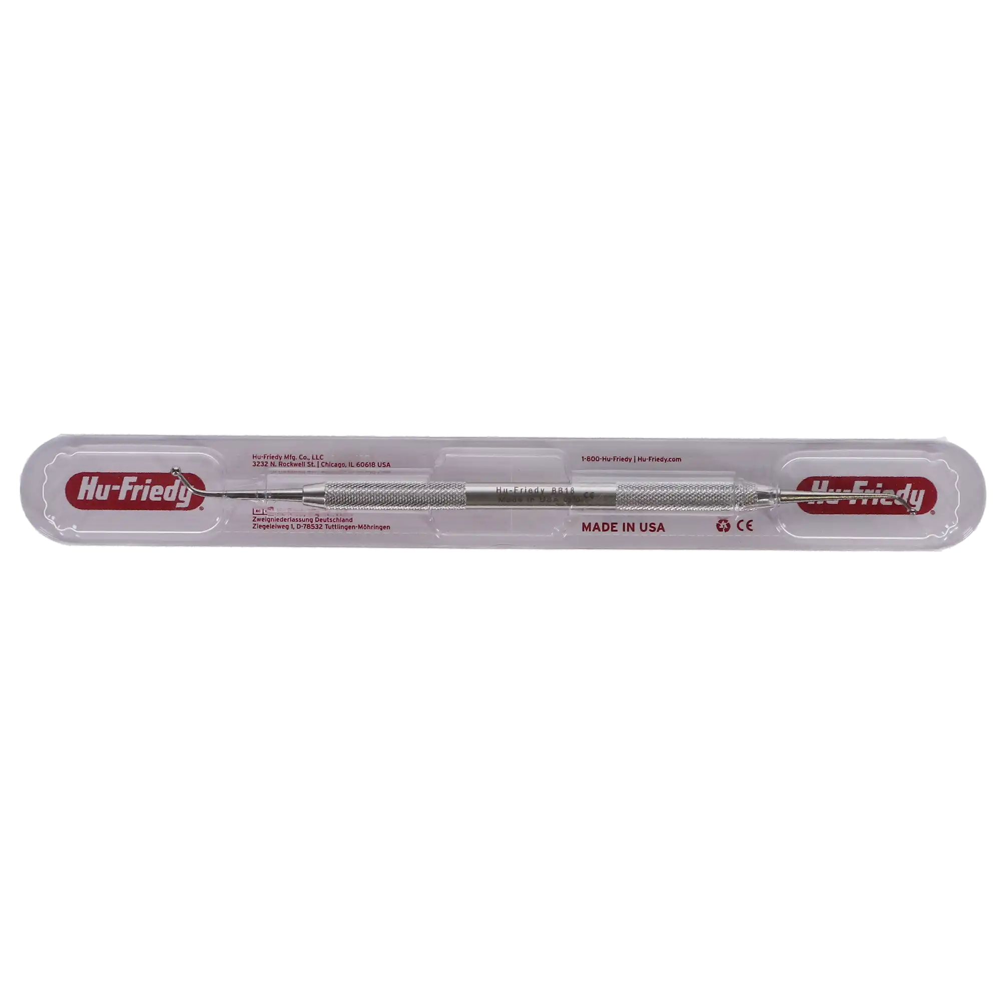 Hu-Friedy #18 Double-Ended Ball Burnisher, #41 Round Handle, 1.5 mm/2.4 mm Tips, BB18 thumbnail 5