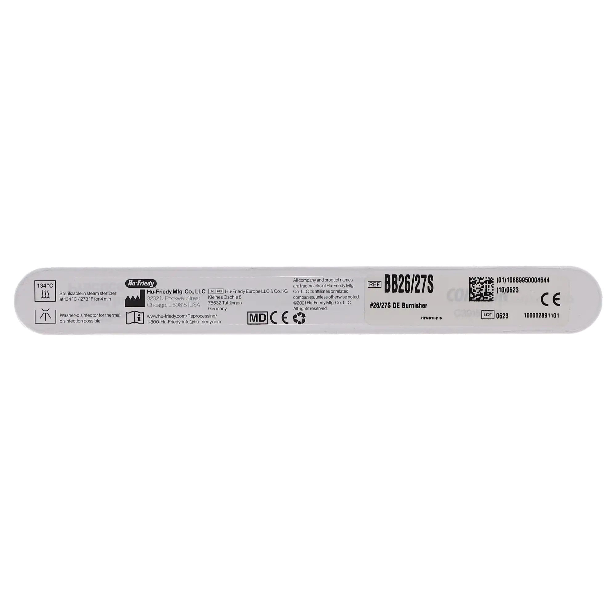 Hu-Friedy #26/27S Double-Ended Ball Burnisher, #41 Round Handle, 1/Pk, BB26/27S thumbnail 5