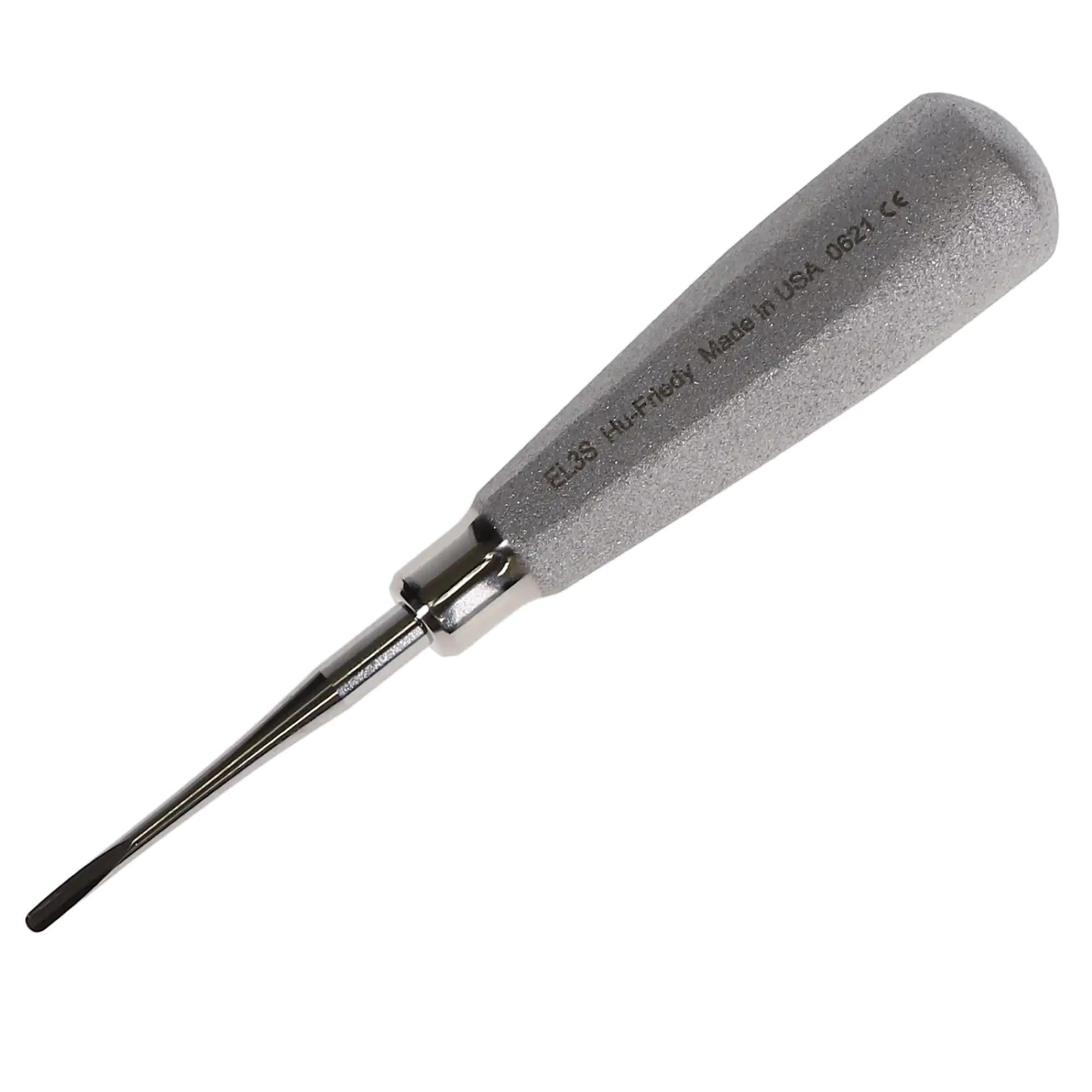 Hu-Friedy Luxating Elevator, Straight, 3mm Wide, #510 Large Tapered Hexagon Handle, EL3S thumbnail 4