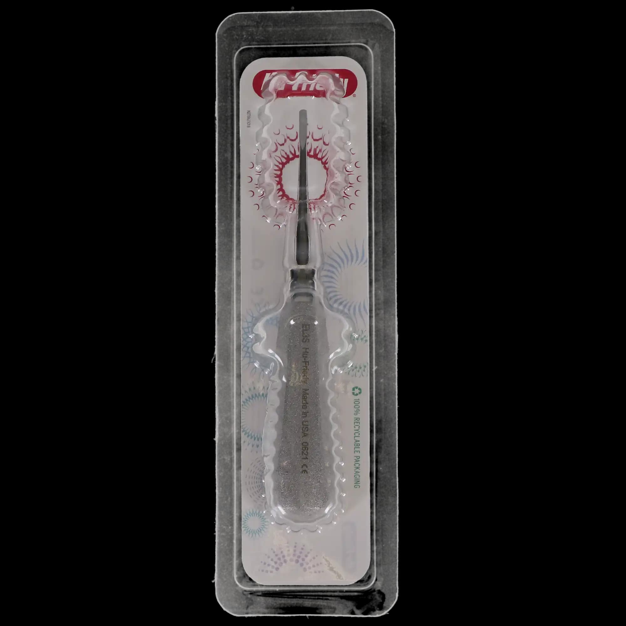 Hu-Friedy Luxating Elevator, Straight, 3mm Wide, #510 Large Tapered Hexagon Handle, EL3S thumbnail 5