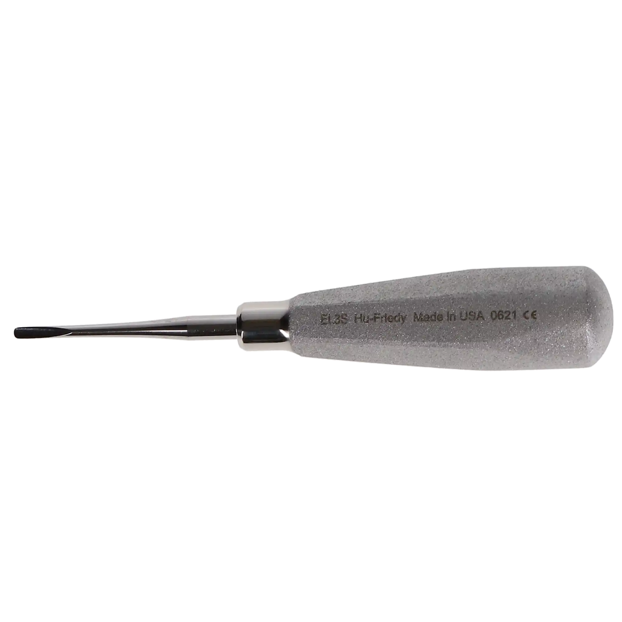 Hu-Friedy Luxating Elevator, Straight, 3mm Wide, #510 Large Tapered Hexagon Handle, EL3S thumbnail 6