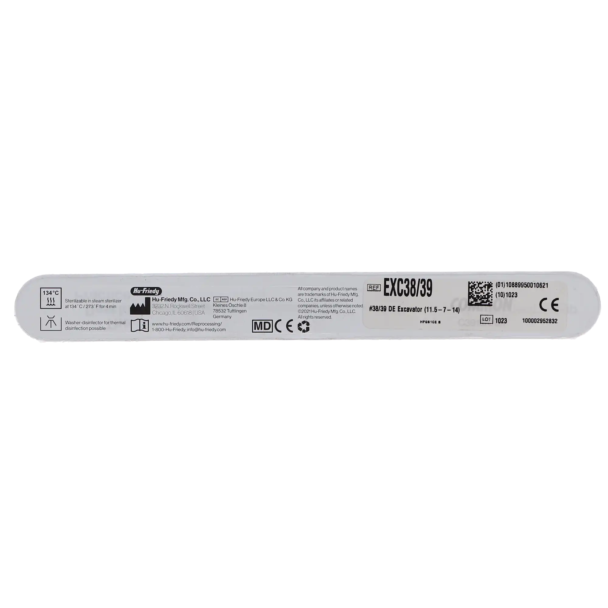 Hu-Friedy Double-Ended Excavator #38/39, #41 Round Handle, 1.15 mm, EXC38/39 thumbnail 4