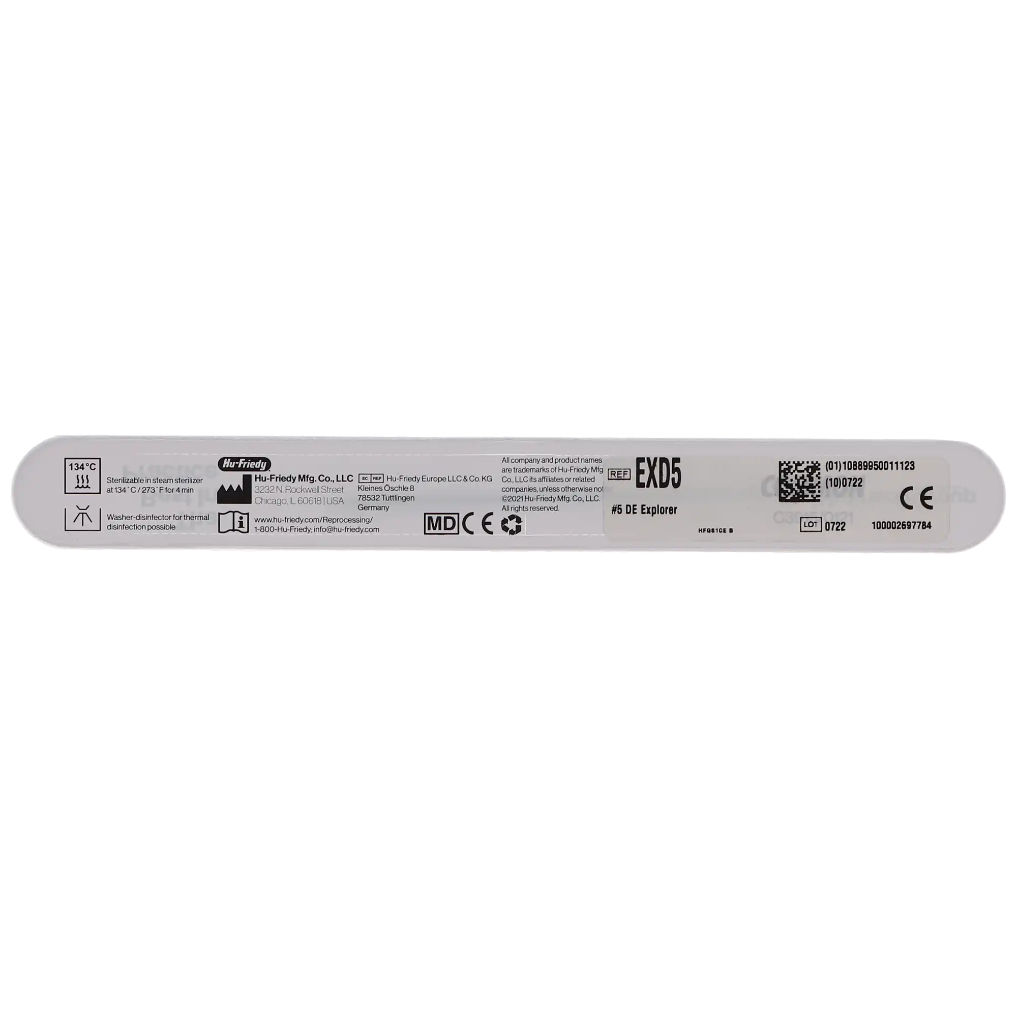 Hu-Friedy #5 Double-Ended Explorer, #17/#23 Tips, #31 Round Handle, 1 Each, EXD5 thumbnail 4