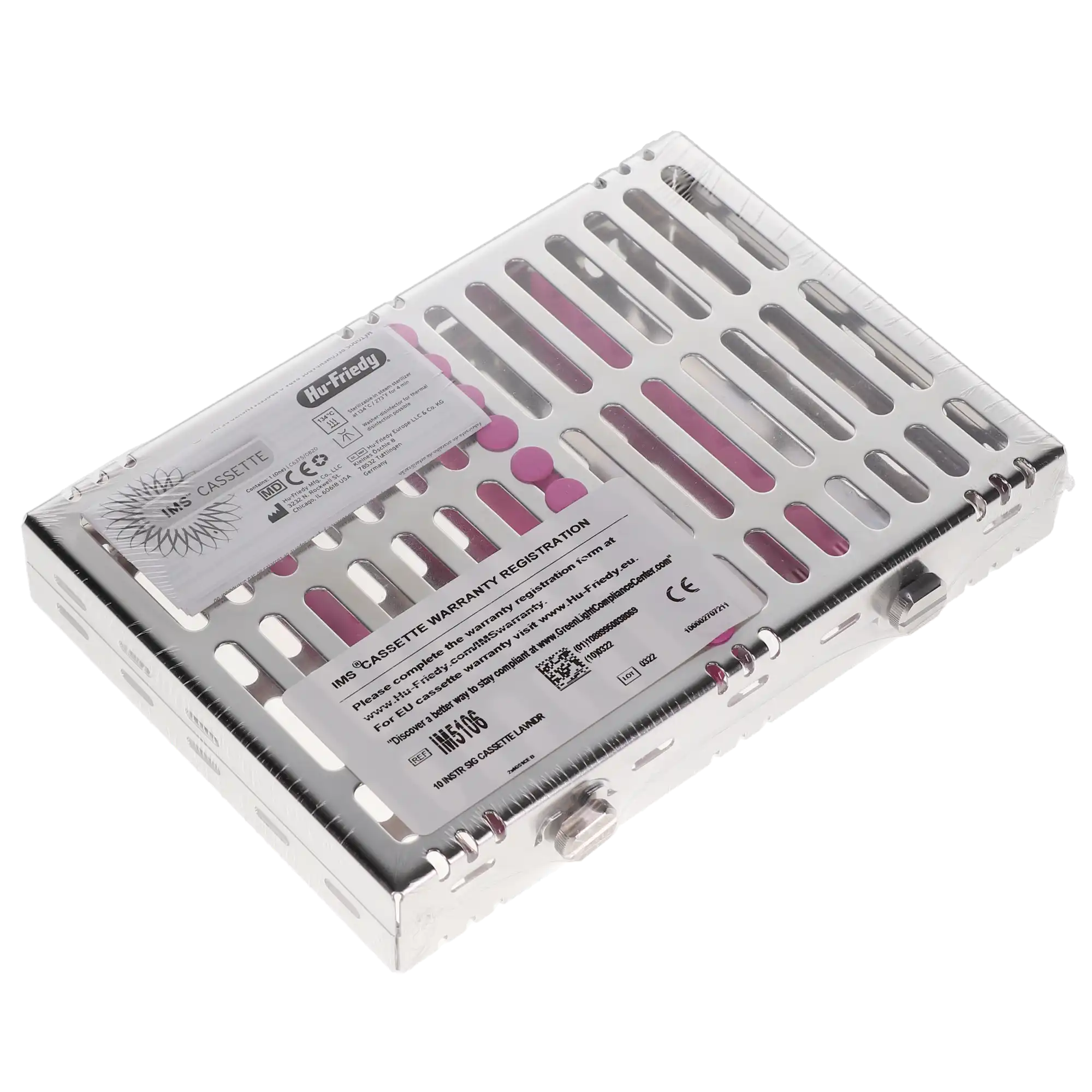 Hu-Friedy IMS Signature Series Cassette, 10-Instrument, Small, Purple, 1/Pk, IM5106 thumbnail 5