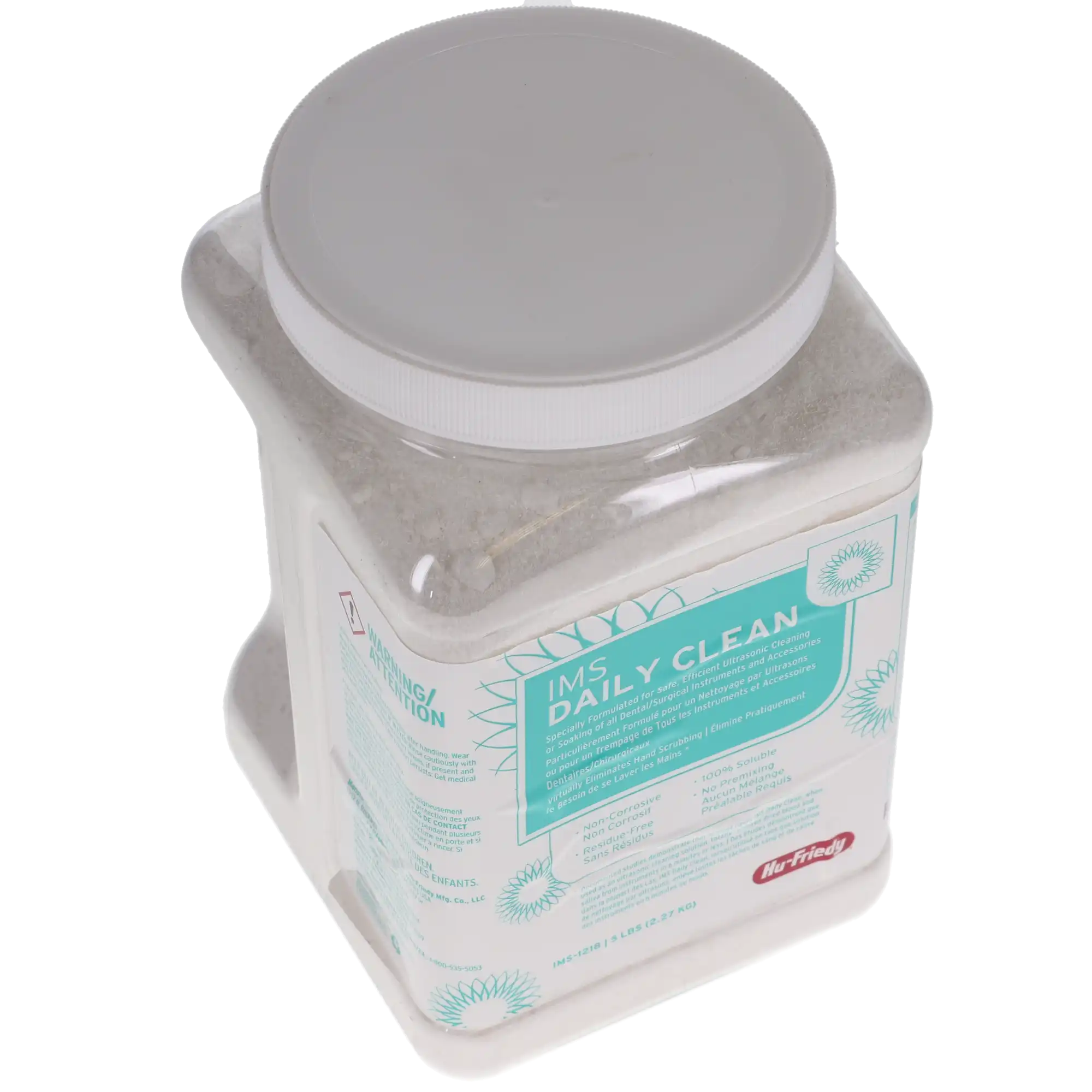 Hu-Friedy IMS Daily Clean General Purpose Detergent, 5 lb (2.27 kg) Tub, Makes 160 Gallons, IMS-1218 thumbnail 6