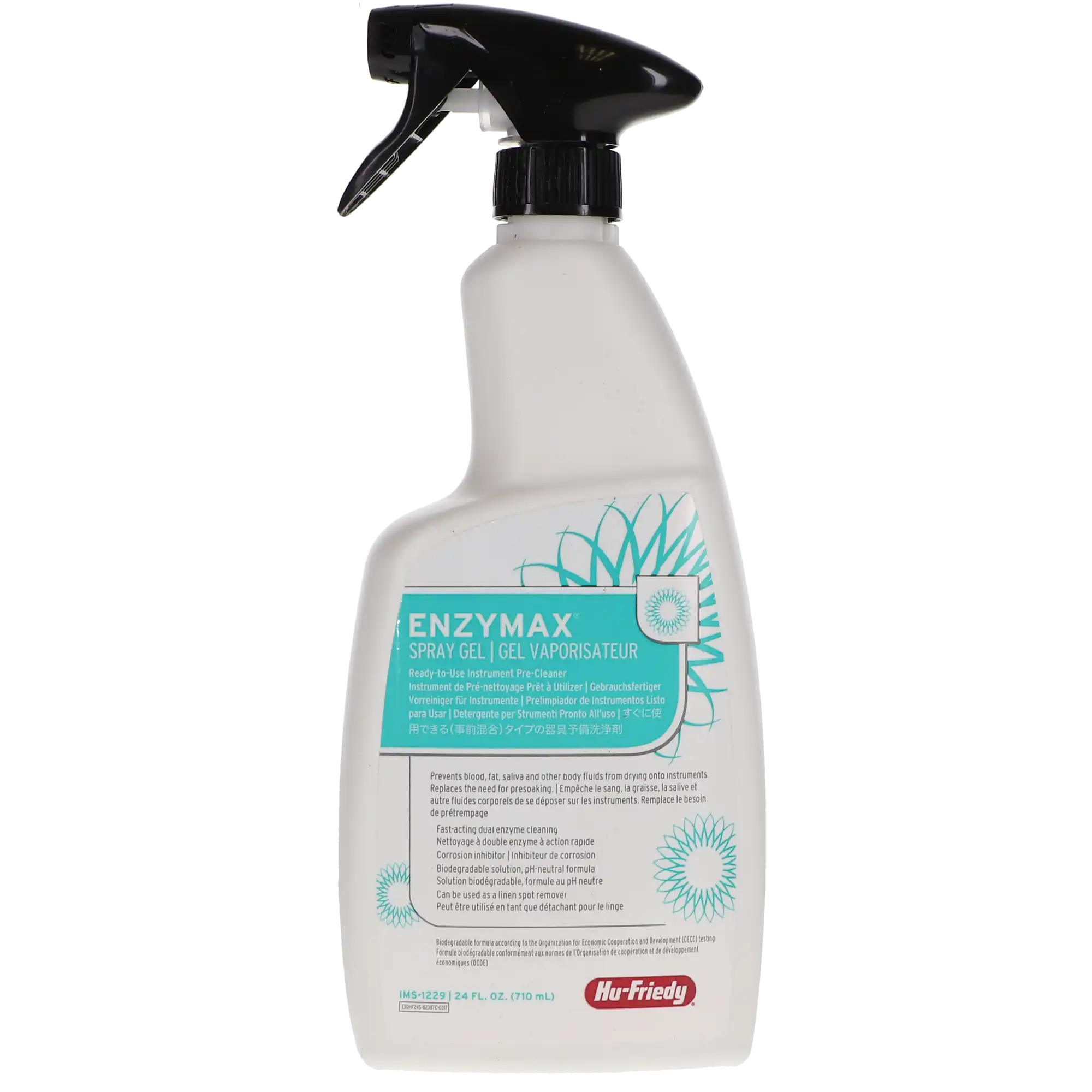 Hu-Friedy Enzymax Spray Gel Ready-to-Use Instrument Pre-Cleaner, 24 oz (709 mL) Spray Bottle, IMS-1229 thumbnail 7