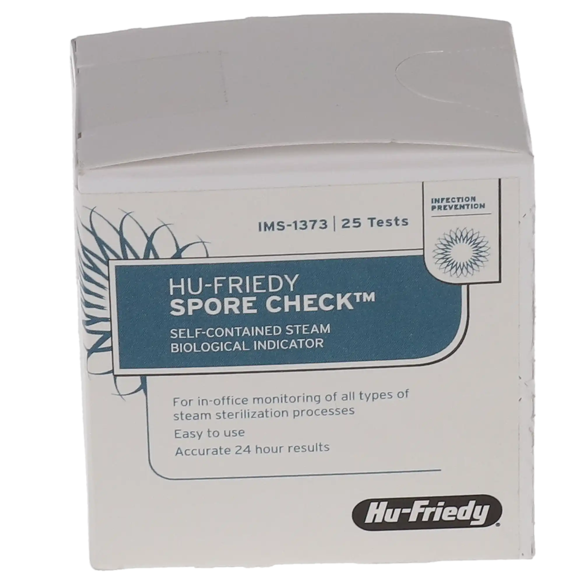 Hu-Friedy SporeCheck Biological Indicator Vials, Steam Sterilization Test, 25/Box, IMS-1373 thumbnail 7
