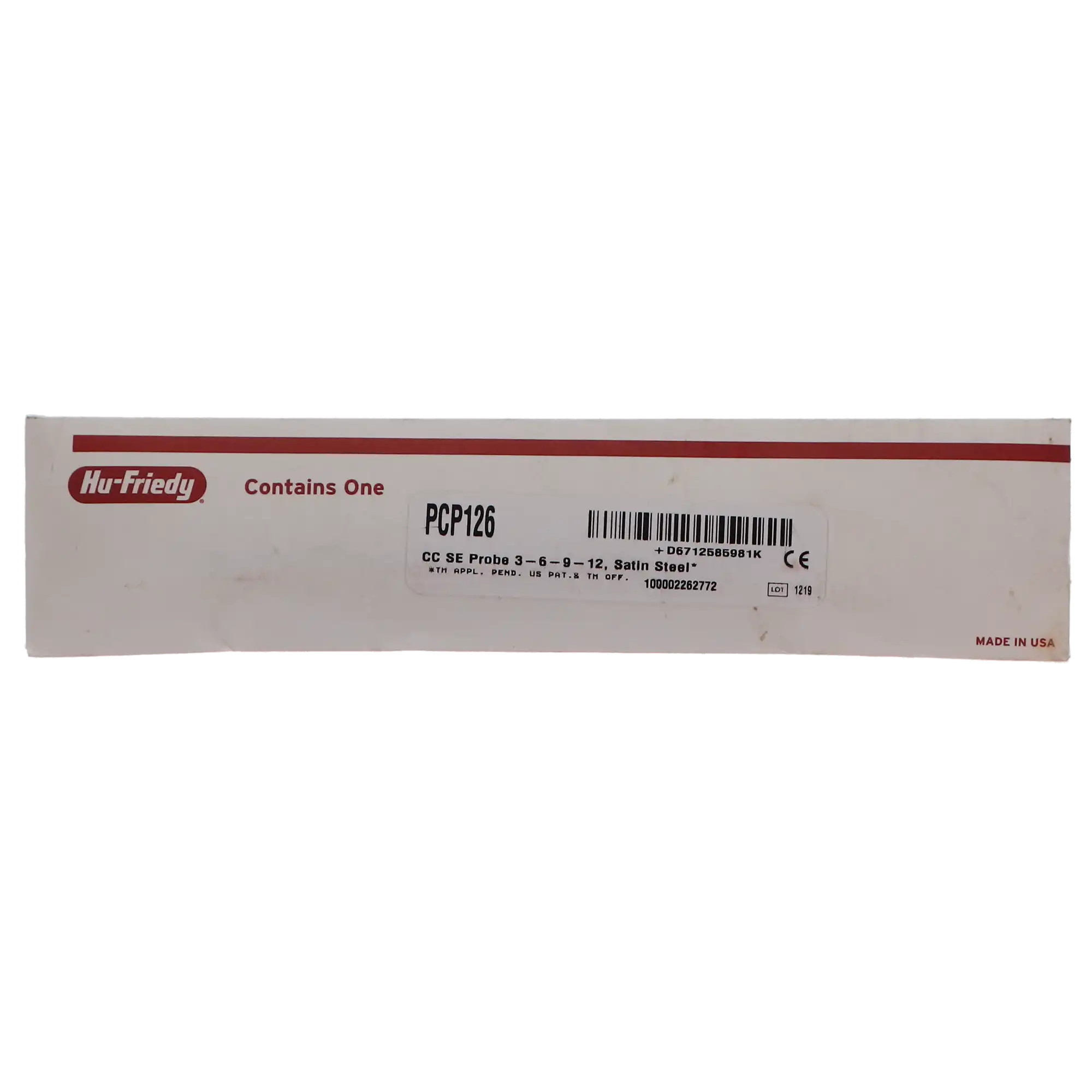 Hu-Friedy Qulix Color-Coded Periodontal Probe, Single-End, CP-12 (3-6-9-12), #6 Satin Steel Handle, PCP126 thumbnail 5