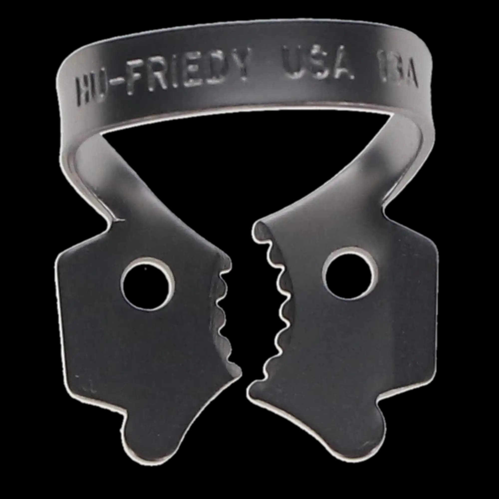 Hu-Friedy Rubber Dam Clamp, #13A, Winged, Lower Left Molars, Satin Steel, 1/Pk, RDCM13A thumbnail 6
