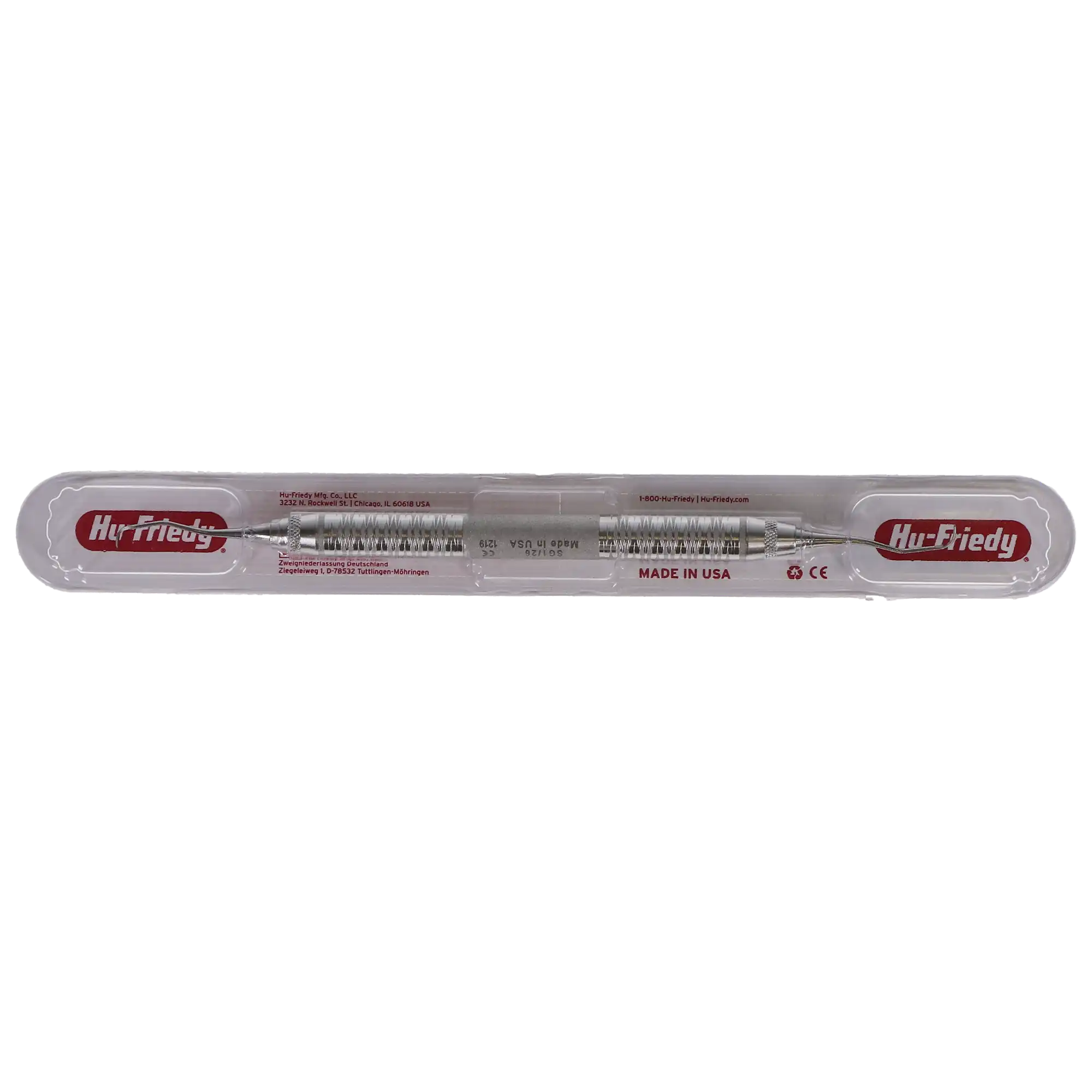 Hu-Friedy Gracey Curette 1/2, Double-Ended, #6 Satin Steel Handle, SG1/26 thumbnail 5