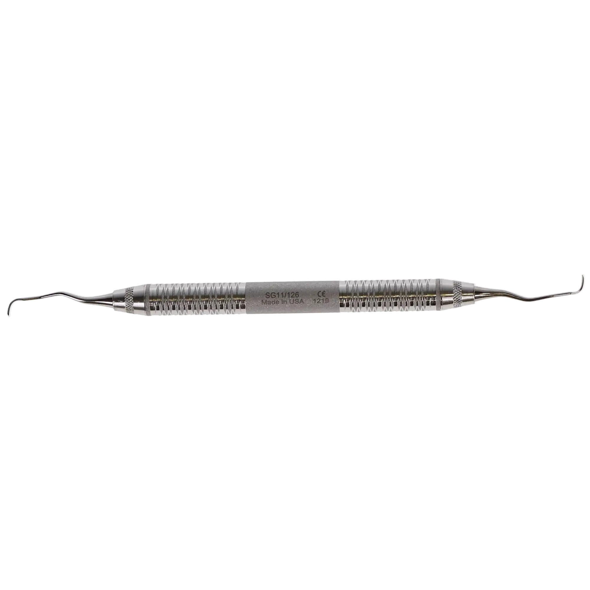 Hu-Friedy Gracey Curette 11/12, Double-Ended, #6 Satin Steel Handle, SG11/126 thumbnail 6