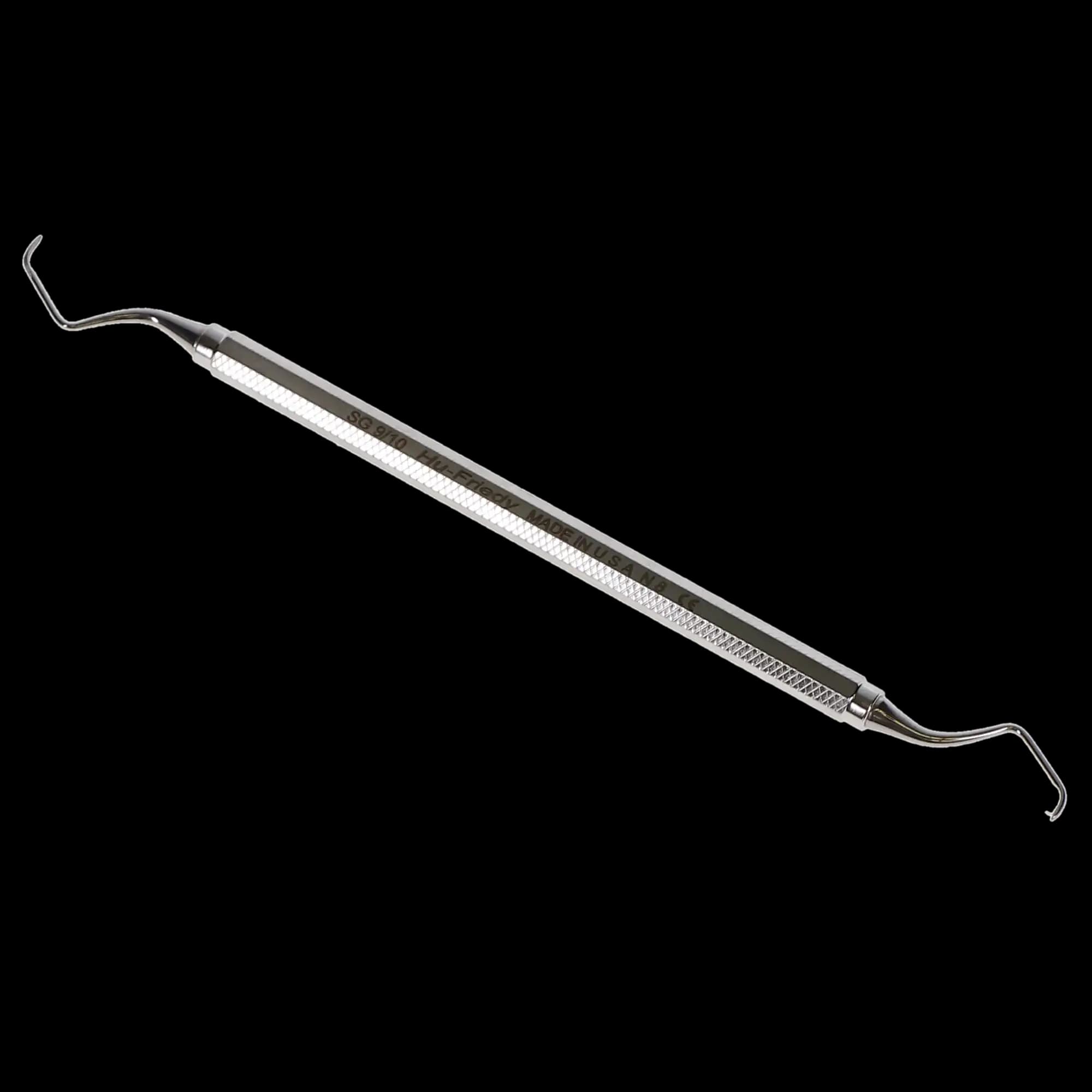Hu-Friedy Gracey Curette 9/10, Double-Ended, #2 Octagon Handle, SG9/10 thumbnail 4