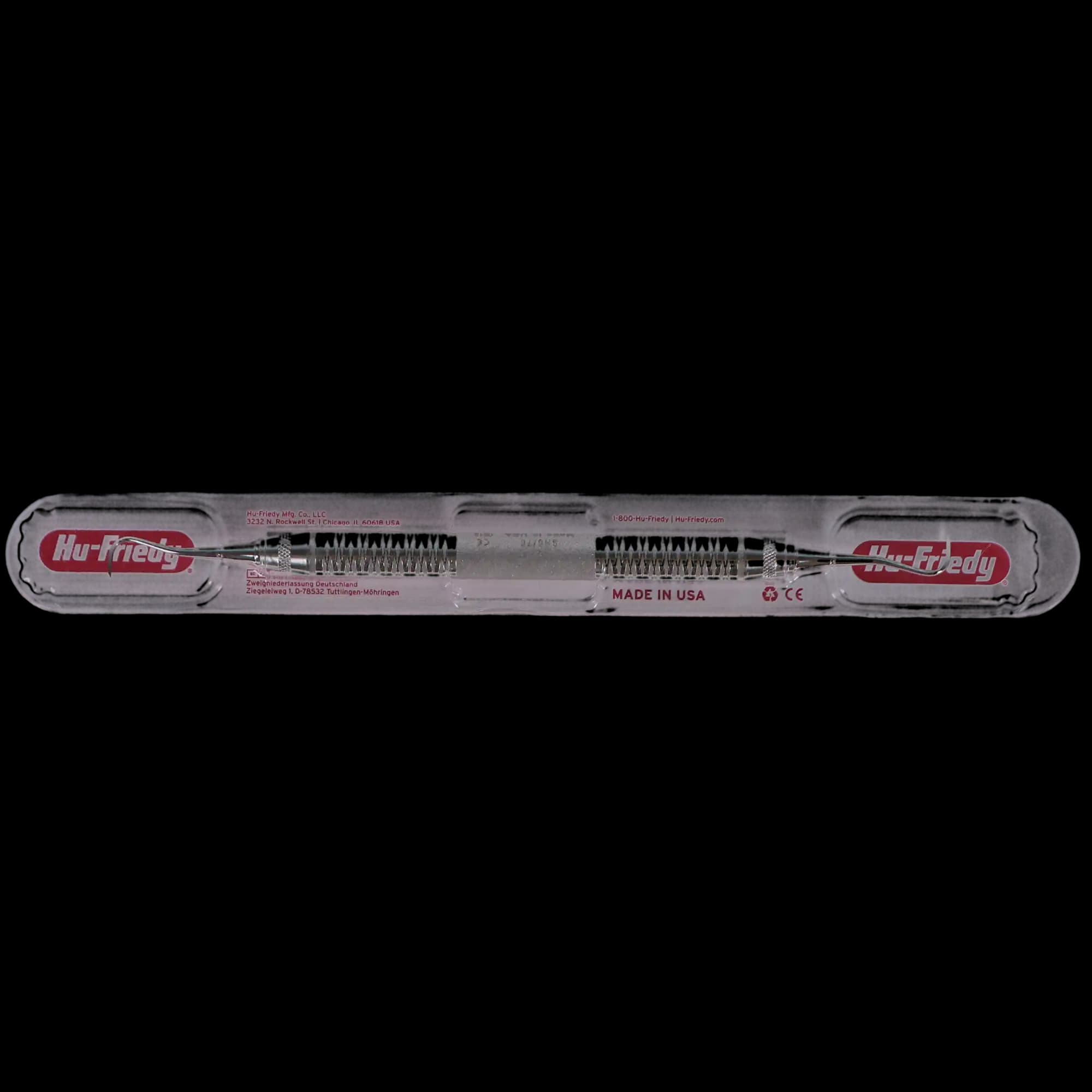 Hu-Friedy H6/H7 Hygienist Sickle Scaler, Double-Ended, #6 Satin Steel Handle, SH6/76 thumbnail 5