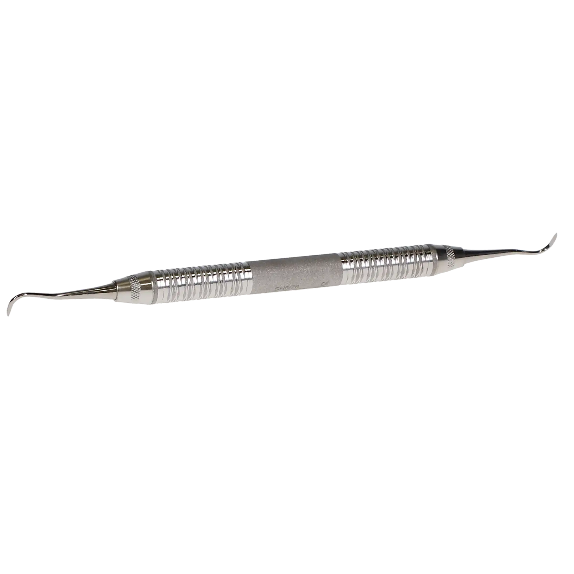 Hu-Friedy Sickle Scaler, Double-Ended, H6/H7 Hygienist, #6 Satin Steel Handle, 1/Pk, SH6/76E2 - Sickle Scaler, Double-Ended, H6/H7 Hygienist, # 6 Satin Steel, 1/Pk, SH6/76E2 - Image 1