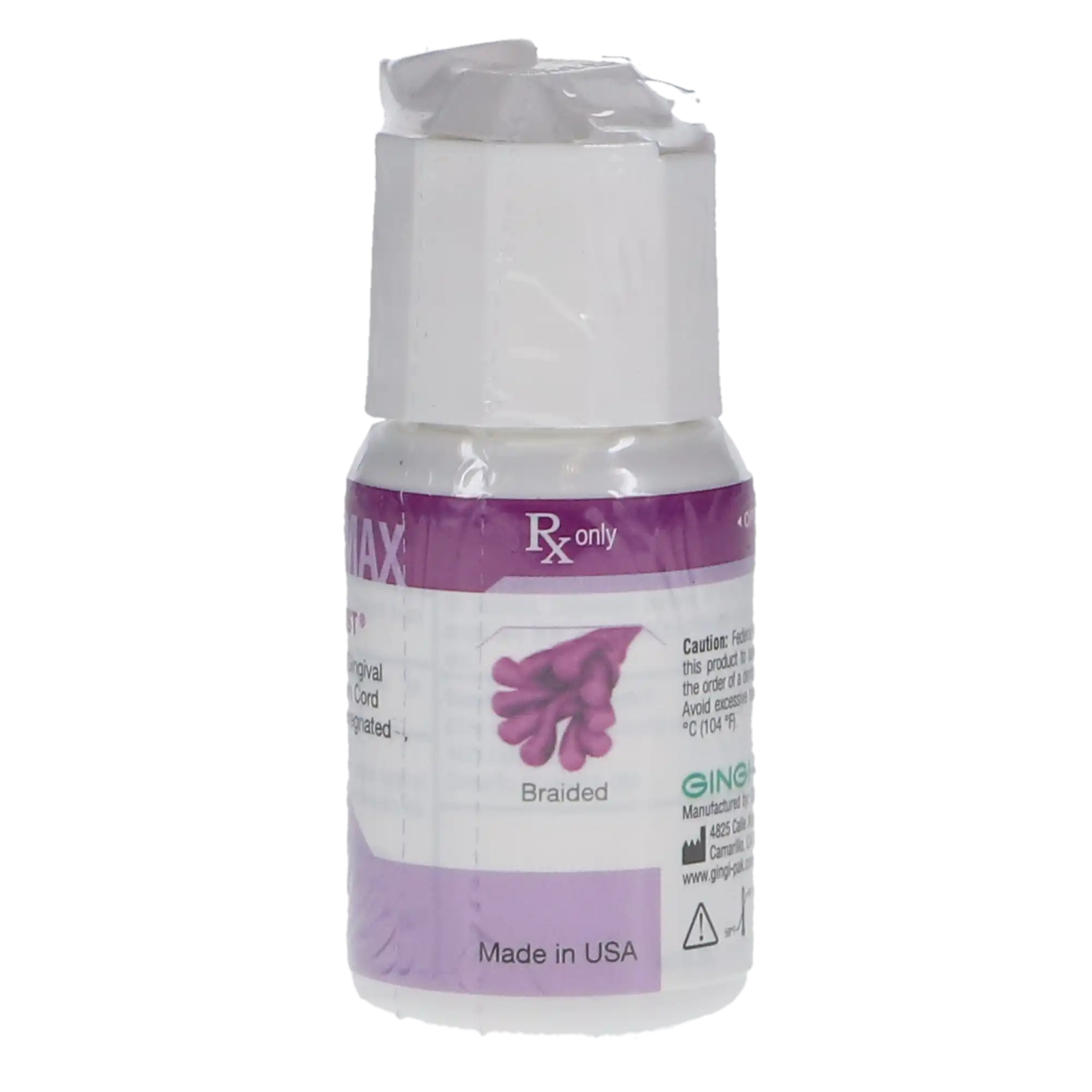 Gingi-Plain MAX Z-Twist Weave Retraction Cord, Non-Impregnated, #00 Very Thin, 108" per Bottle, 11170M thumbnail 3