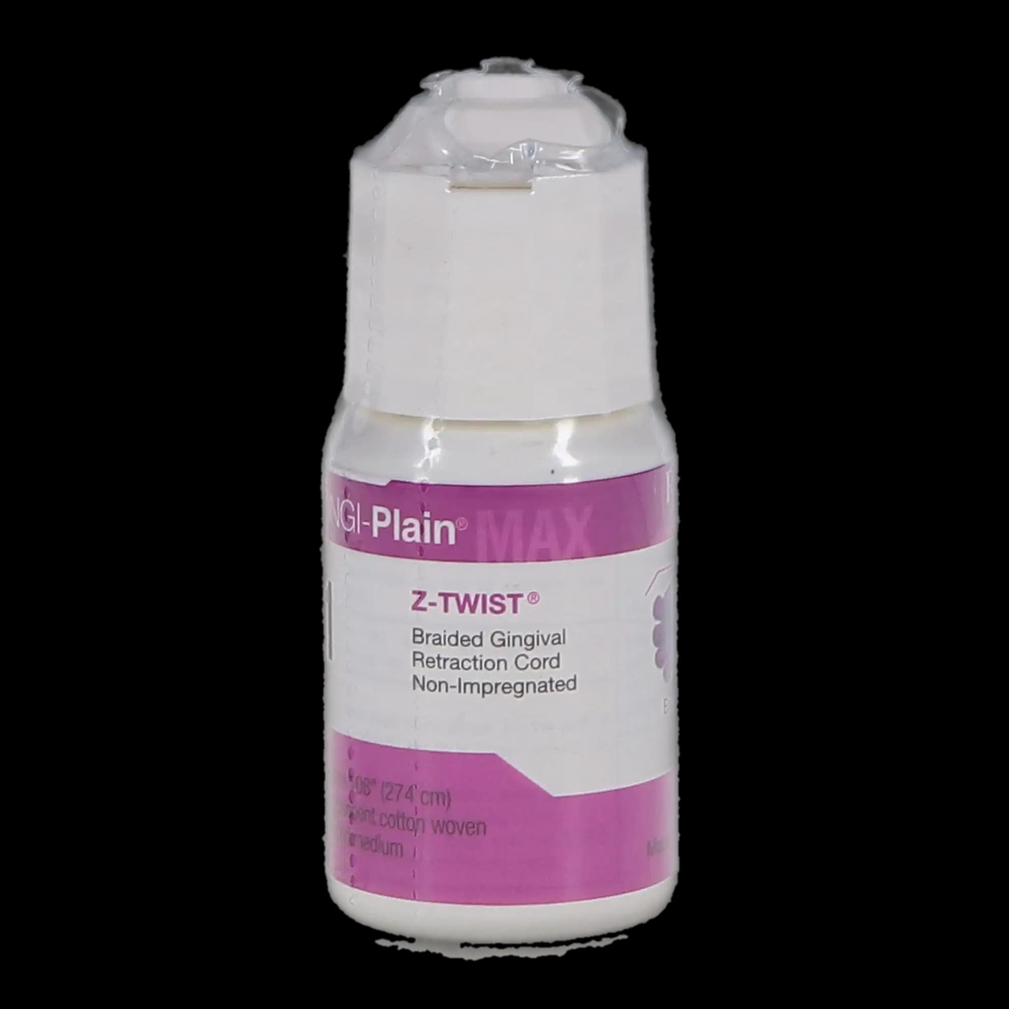 Gingi-Plain® MAX Z-Twist® #1 Weave Non-Impregnated Retraction Cord, 108" per Bottle, 11171M thumbnail 5