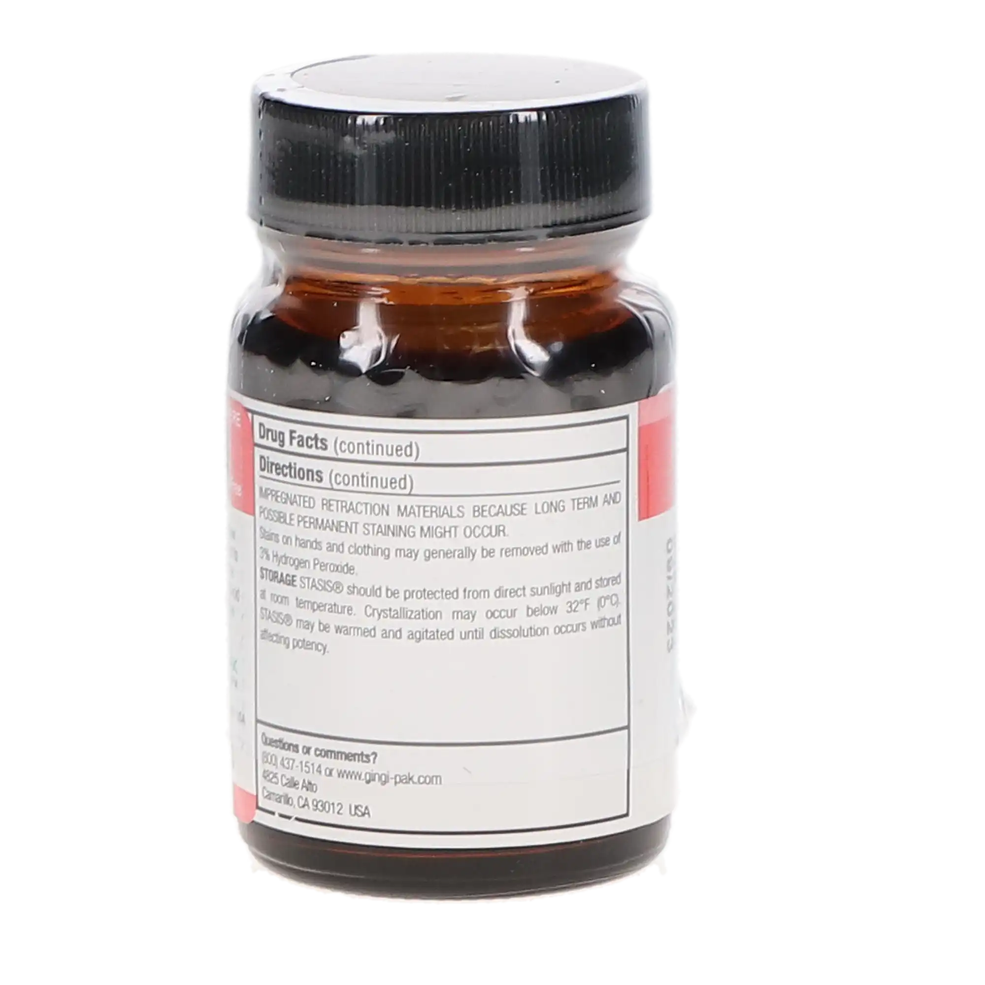 Gingi-Pak Stasis Hemostatic Solution, 21% Ferric Sulfate, 40 mL Bottle, 13115 thumbnail 3