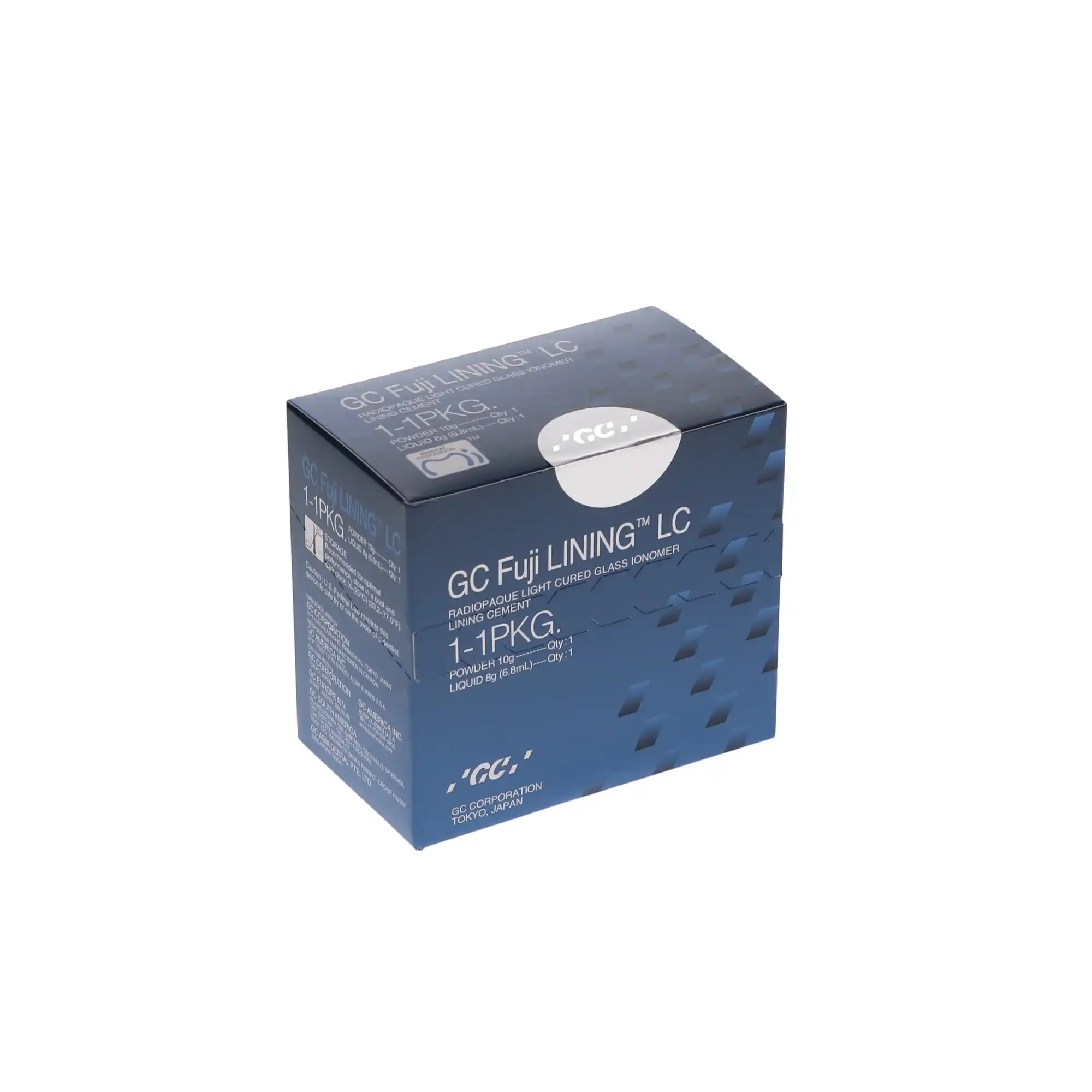 GC Fuji Lining LC Light-Cured Glass Ionomer Liner/Base, 1:1 Intro Package (10 g Powder, 6.8 ml Liquid, Mixing Pad & Spatula), 000021 thumbnail 11