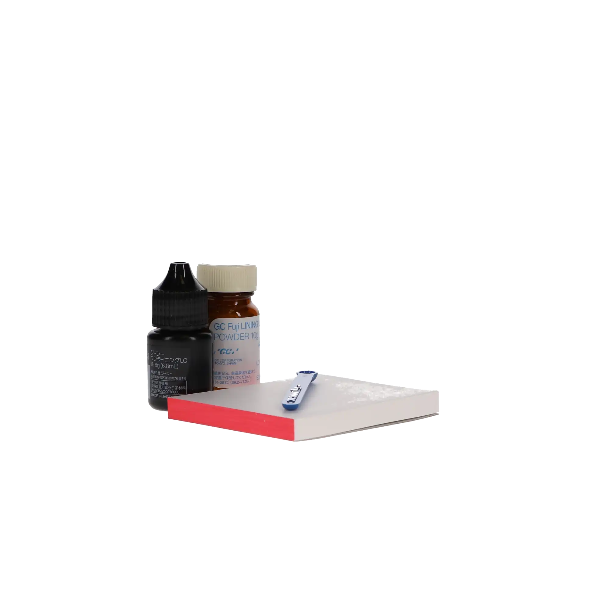 GC Fuji Lining LC Light-Cured Glass Ionomer Liner/Base, 1:1 Intro Package (10 g Powder, 6.8 ml Liquid, Mixing Pad & Spatula), 000021 thumbnail 13